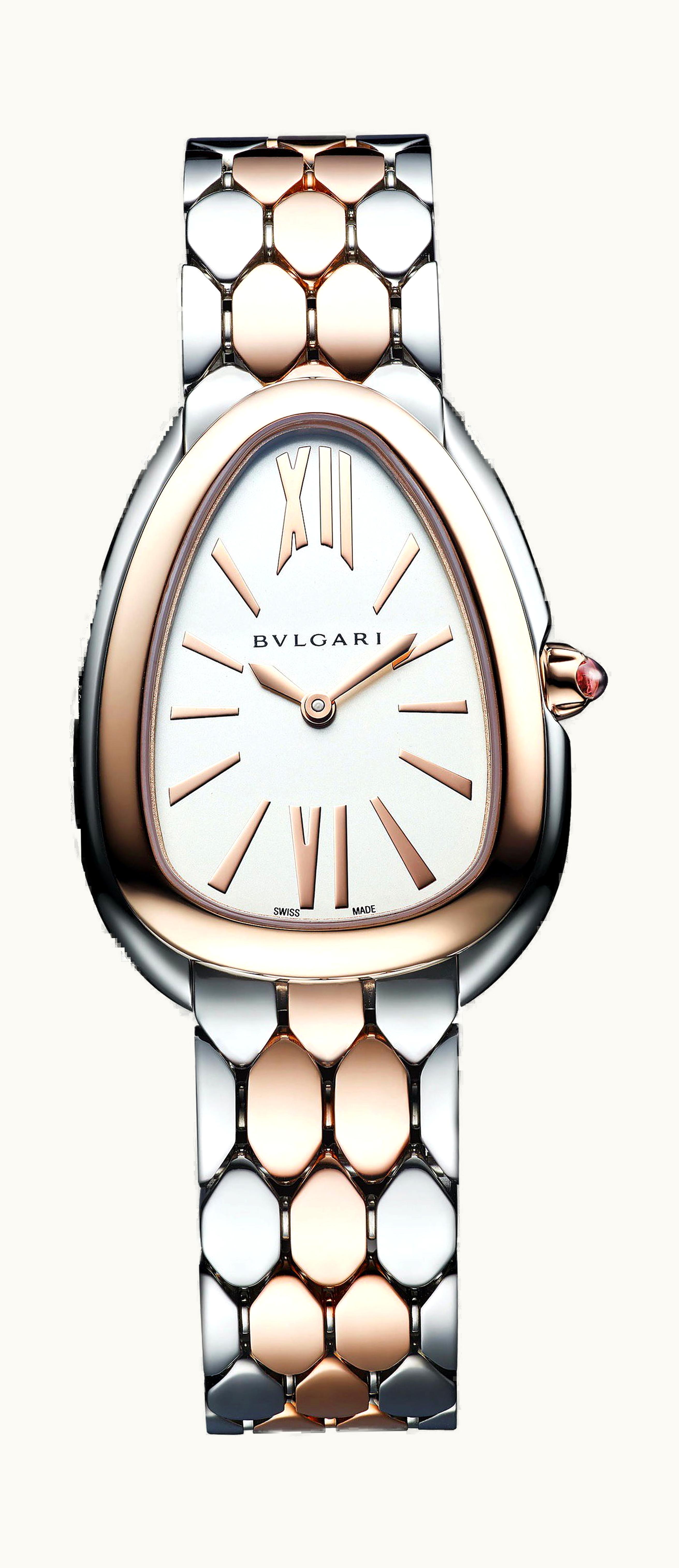 Bulgari Bvlgari Serpenti Seduttori Steel And Rose Gold 33mm - Two-Tone - Quartz