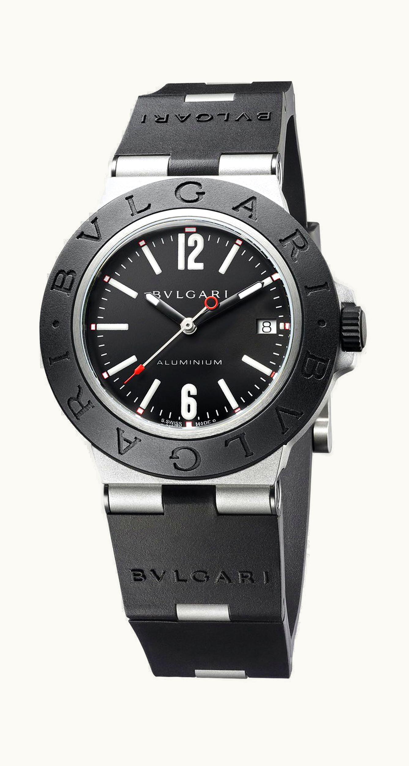 Bulgari Bvlgari Bvlgari Aluminium Black Dial 40mm - Aluminium - Automatic Winding