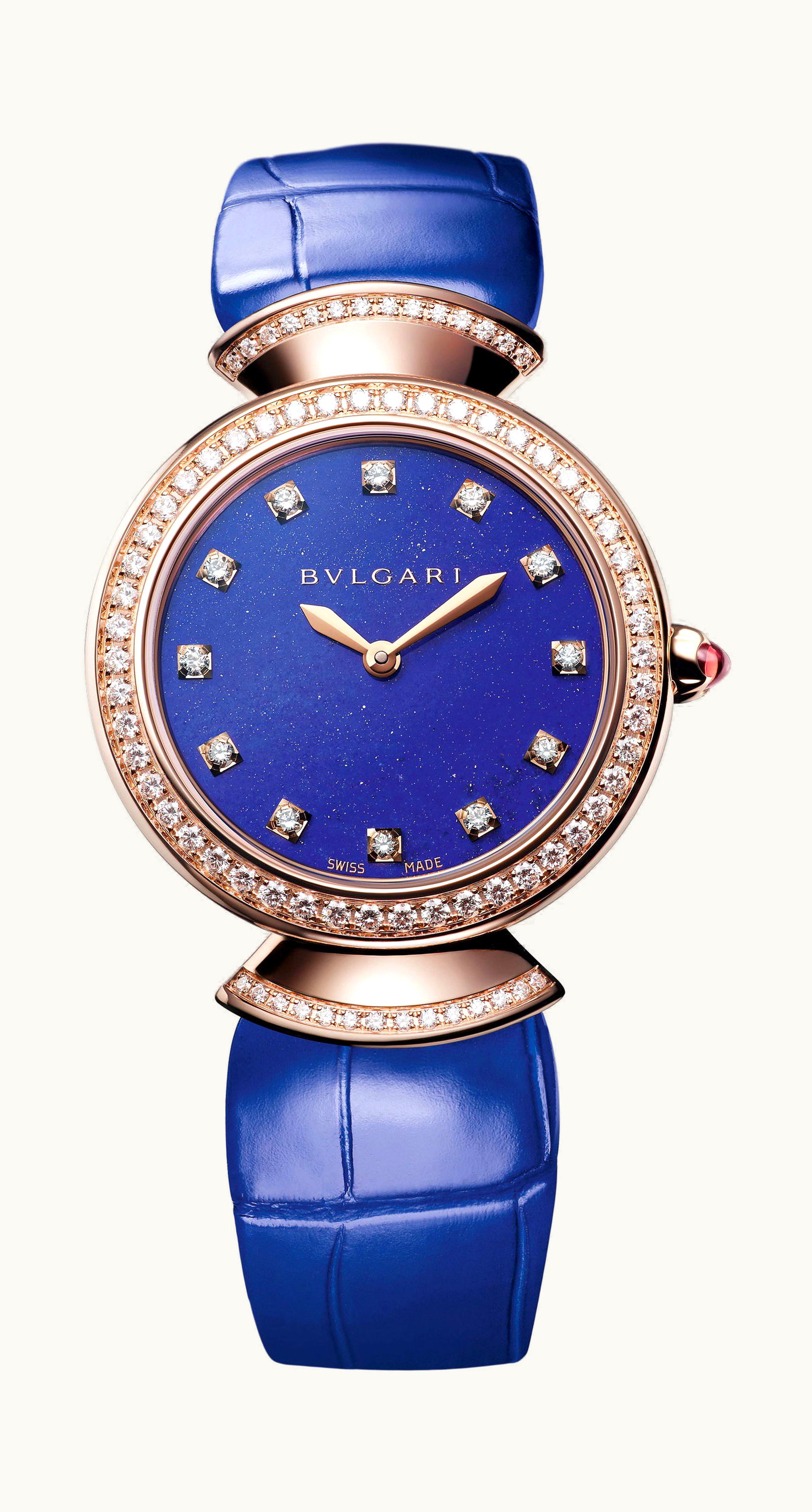 Bulgari Bvlgari Divas’ Dream Lapis Lazuli 30mm - Rose Gold - Quartz