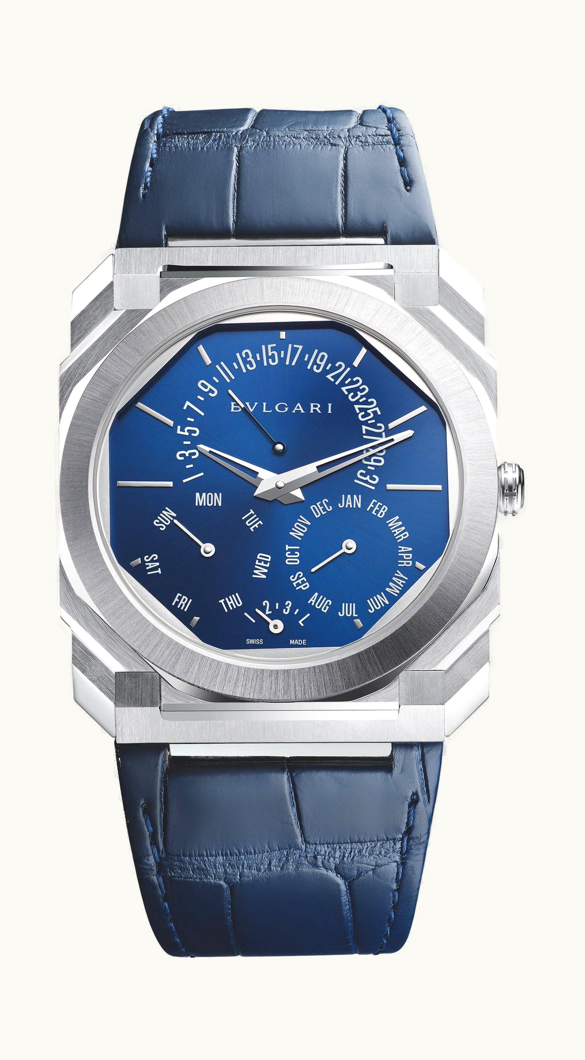 Bulgari Bvlgari Octo Finissimo Perpetual Calendar Platinum 40mm - Platinum - Automatic Winding