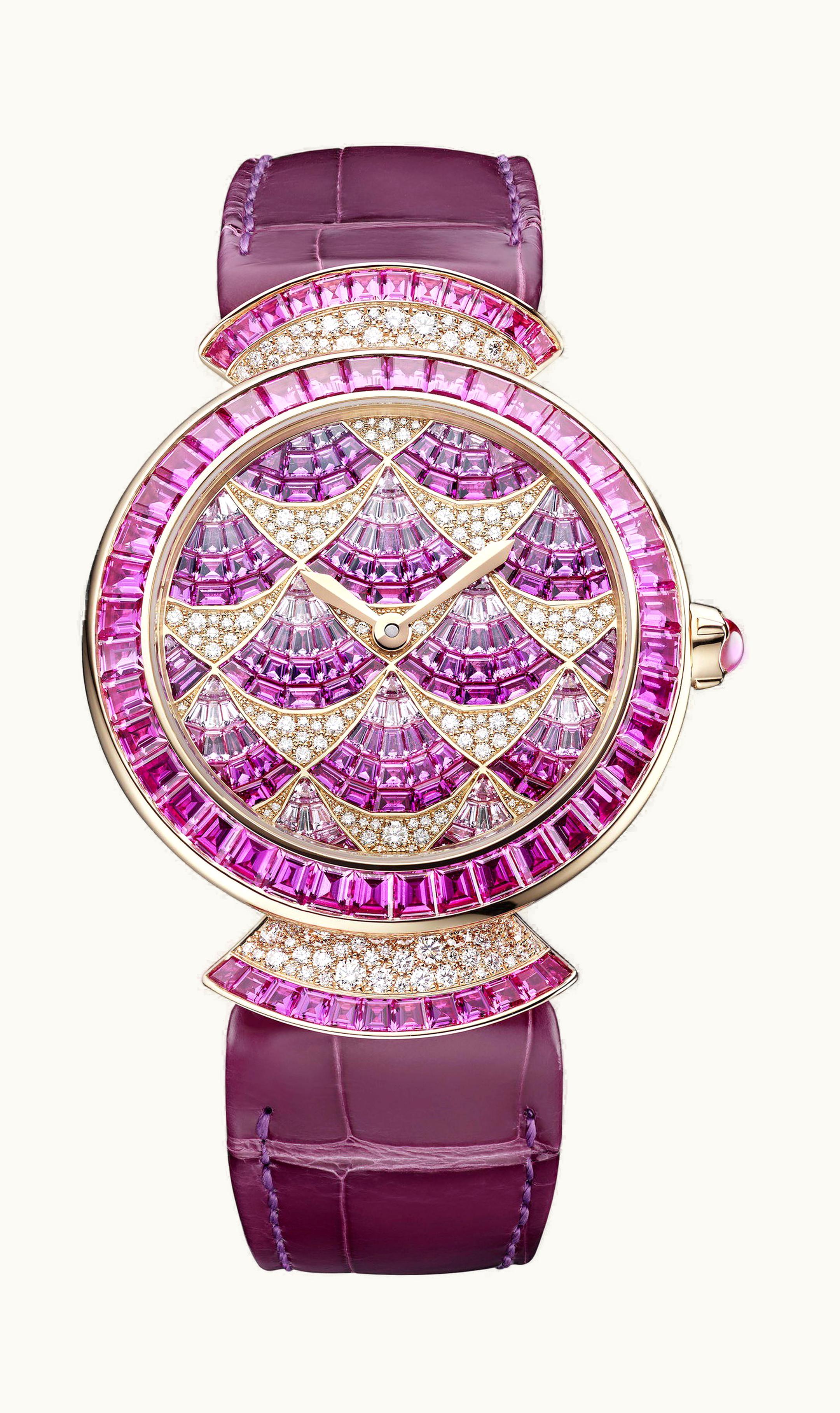 Bulgari Bvlgari Divina Mosaica Pink Sapphire 37mm - Rose Gold - Automatic Winding