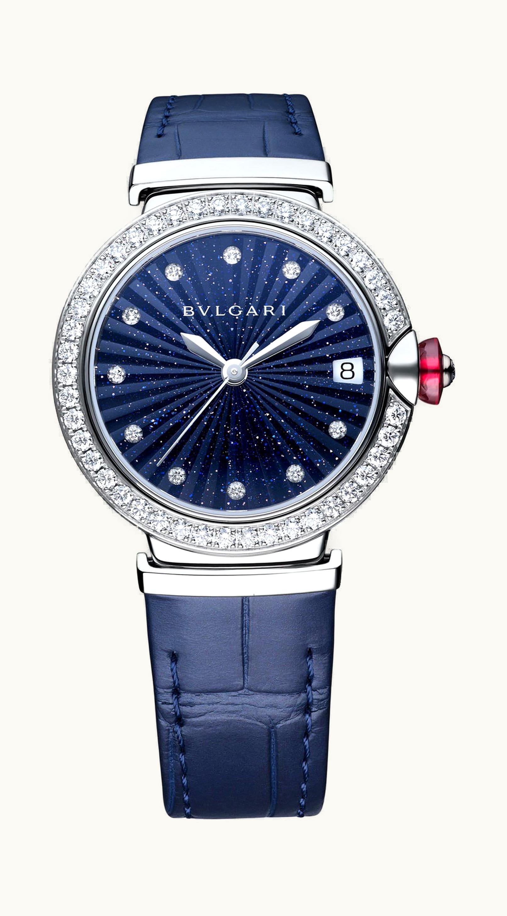 Bulgari Bvlgari Lvcea Intarsio Aventurine 33mm 33mm - Stainless Steel - Automatic Winding