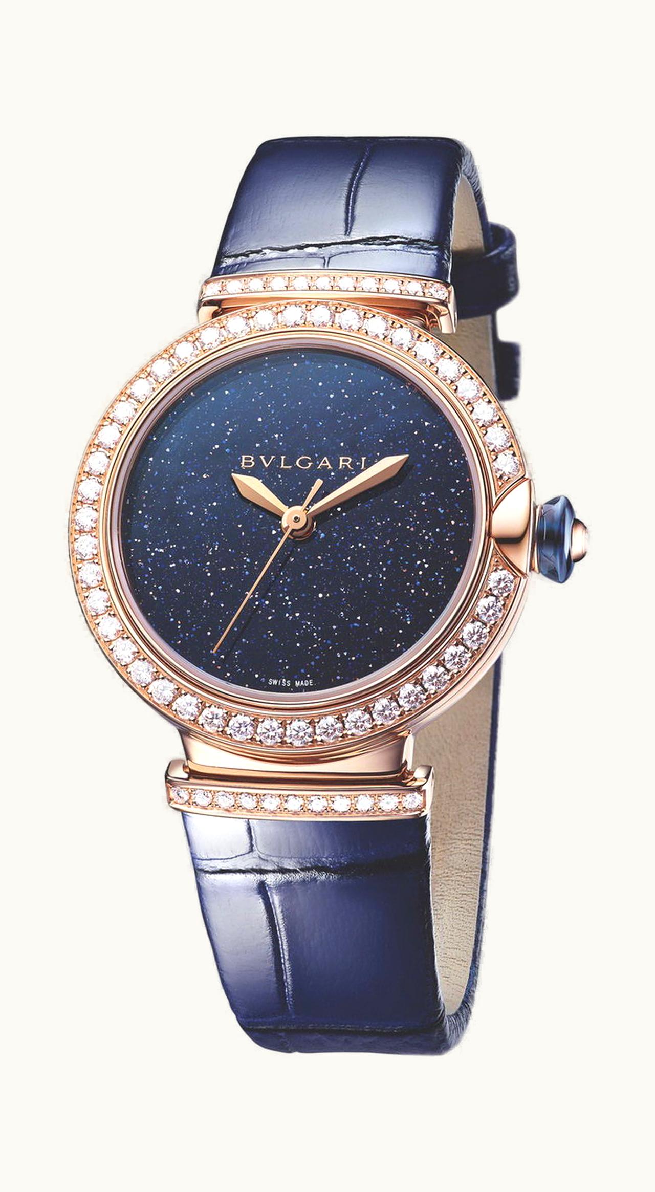 Bulgari Bvlgari Lvcea Aventurine 33mm - Rose Gold - Automatic Winding
