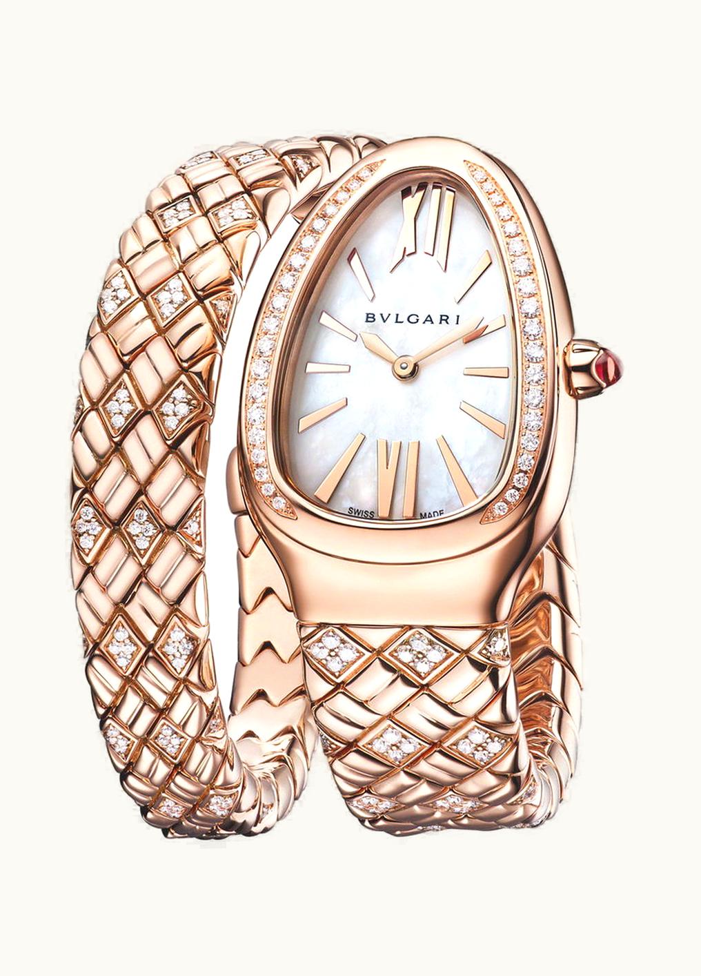 Bulgari Bvlgari Serpenti Spiga 35mm - Rose Gold - Quartz