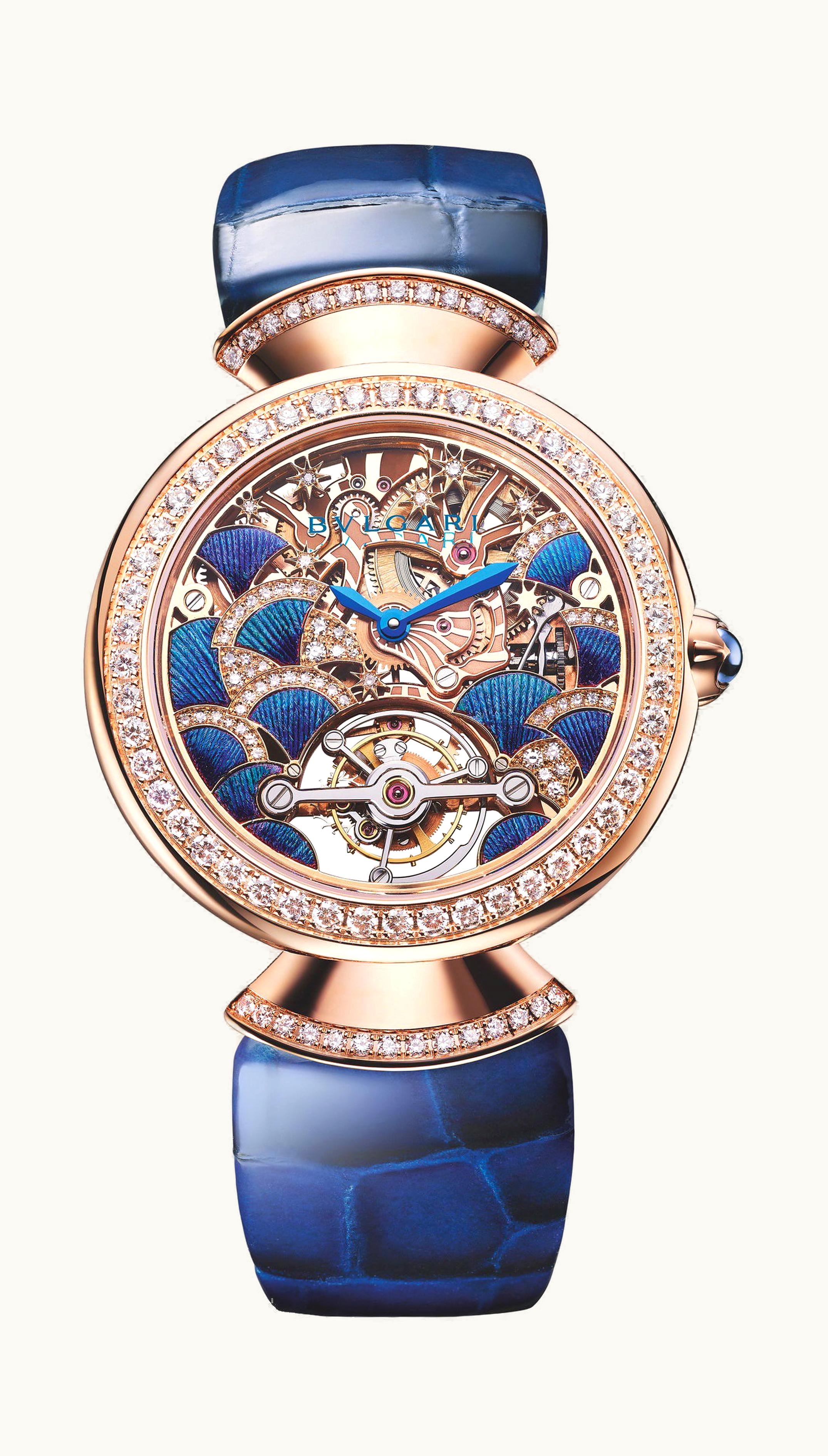 Bulgari Bvlgari Divas’ Dream Peacock Tourbillon Lumiere 37mm - Rose Gold - Manual Winding