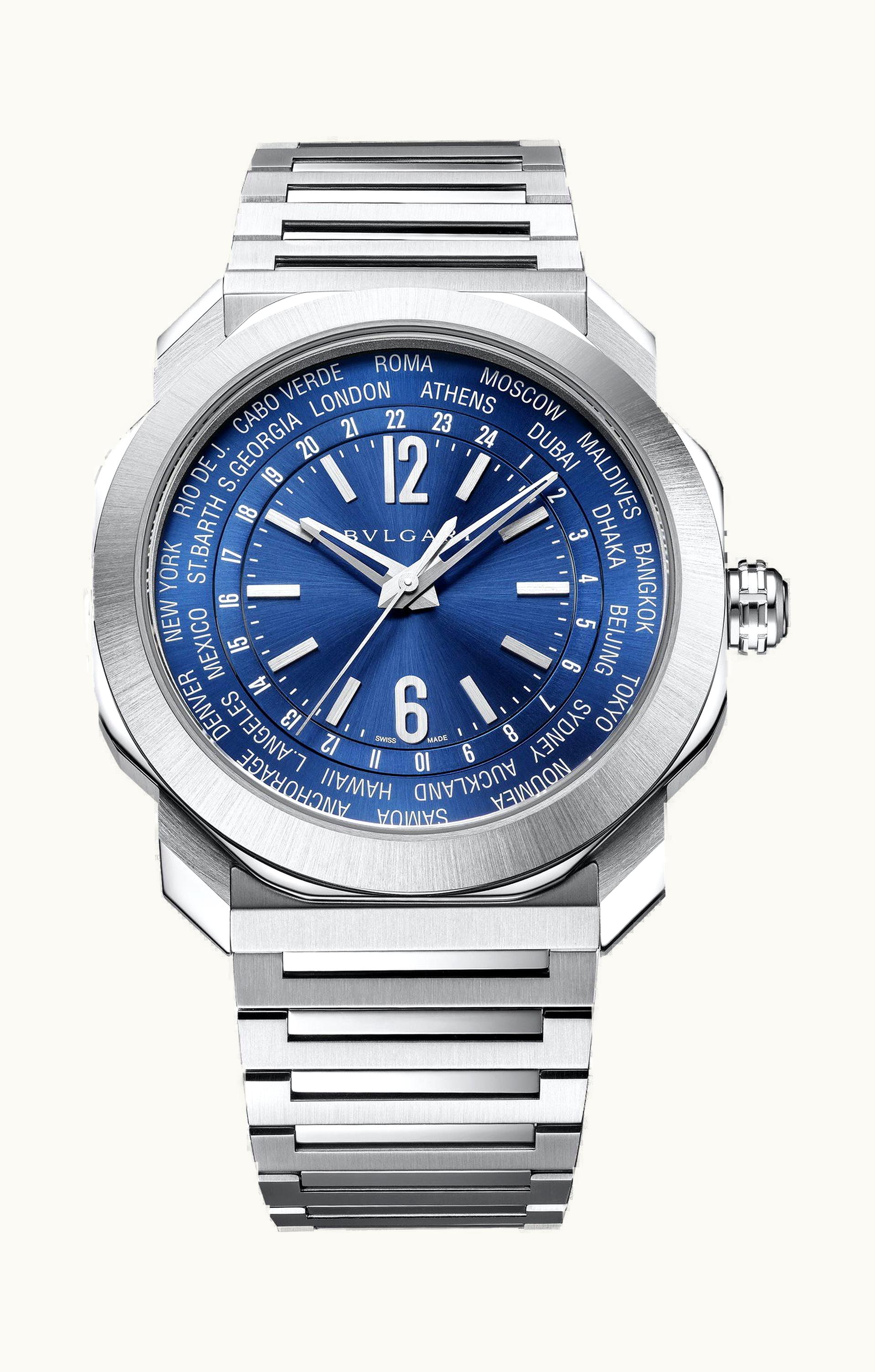 Bulgari Bvlgari Octo Roma Worldtimer Steel 41mm - Stainless Steel - Automatic Winding