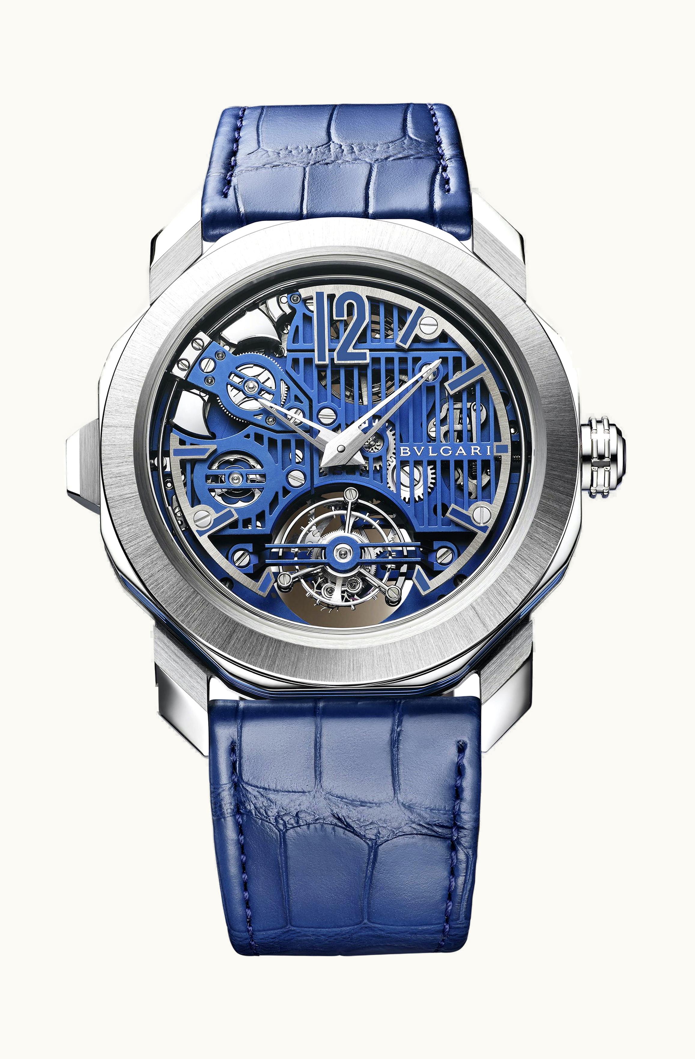 Bulgari Bvlgari Octo Roma Blue Carillon Tourbillon 44mm - Platinum - Manual Winding