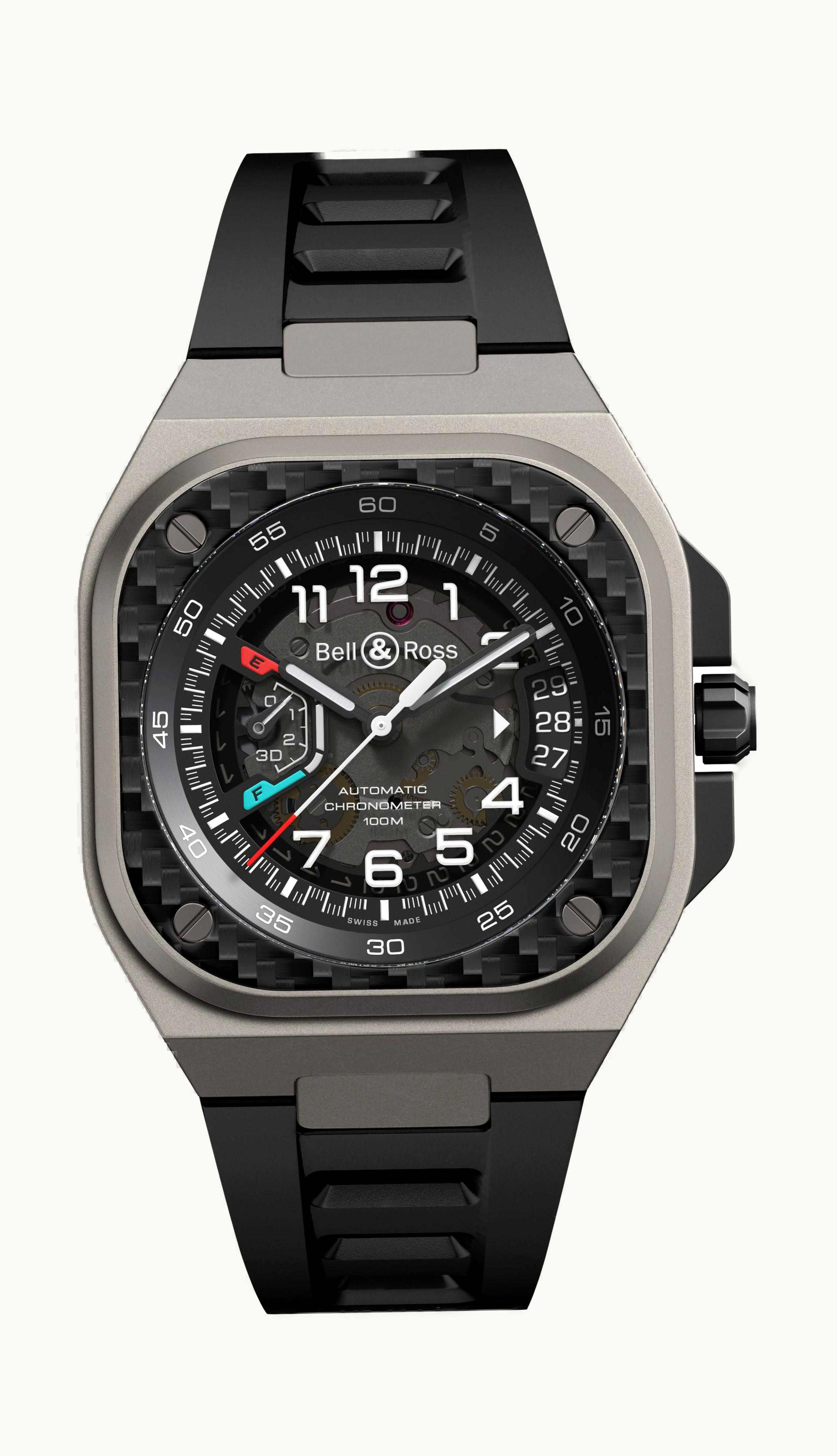Bell & Ross BR-X5 Racing 41 x 41mm - Titanium - Automatic Winding