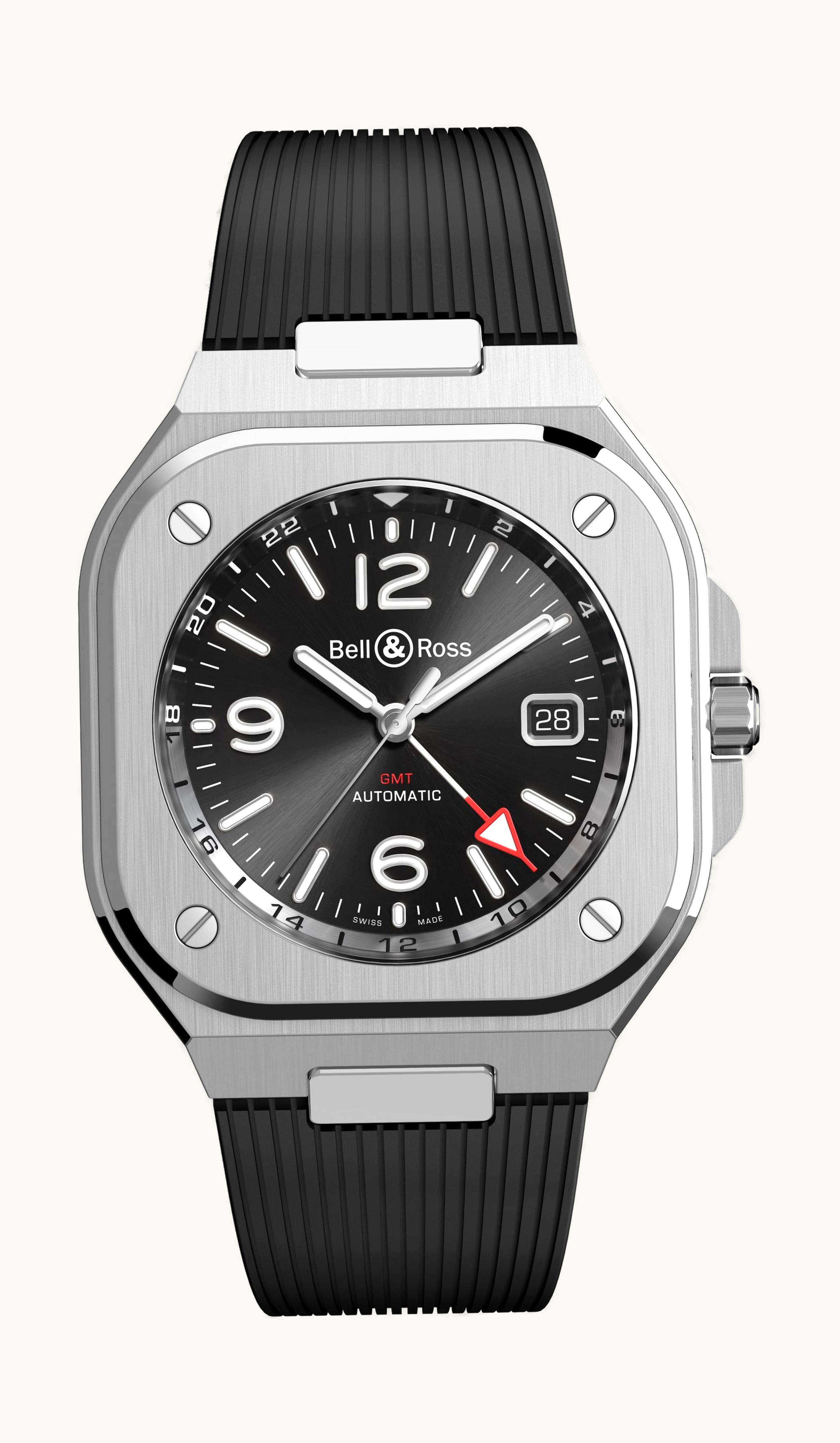 Bell & Ross BR 05 GMT 41mm - Stainless Steel - Automatic Winding