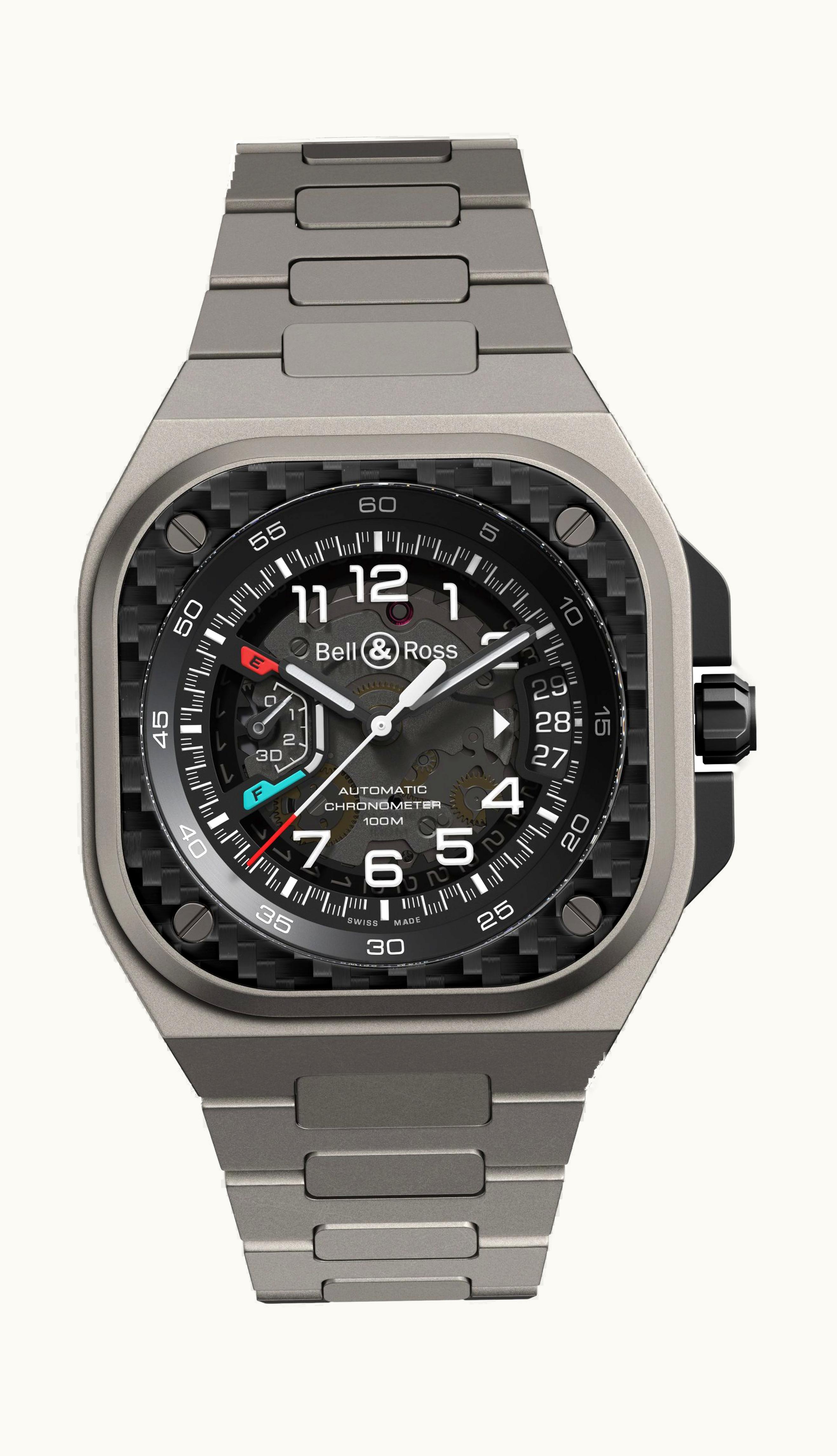 Bell & Ross BR-X5 Racing 41 x 41mm - Titanium - Automatic Winding