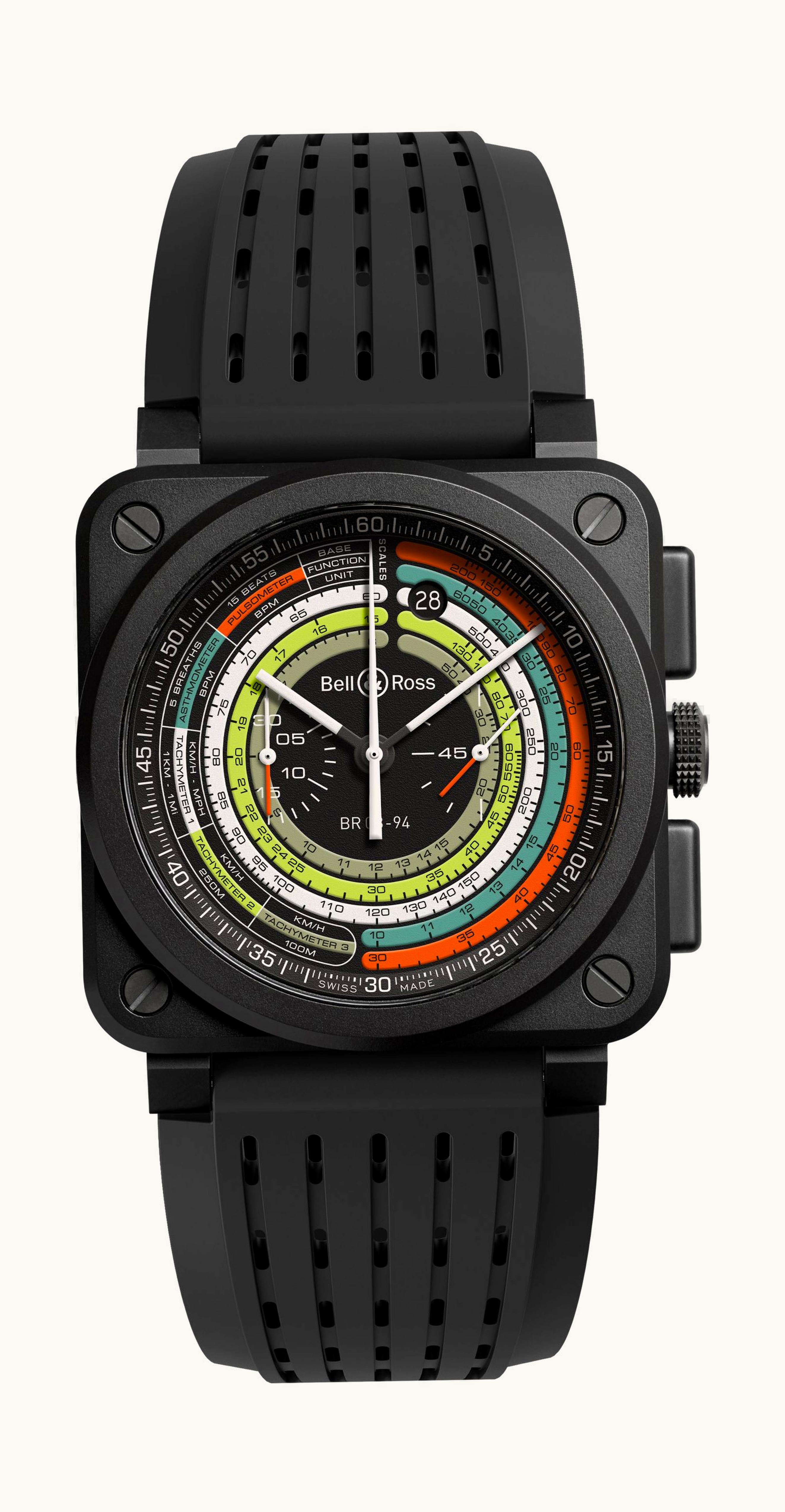 Bell & Ross BR 03-94 MULTIMETER 42 x 42mm - Black Ceramic - Automatic Winding