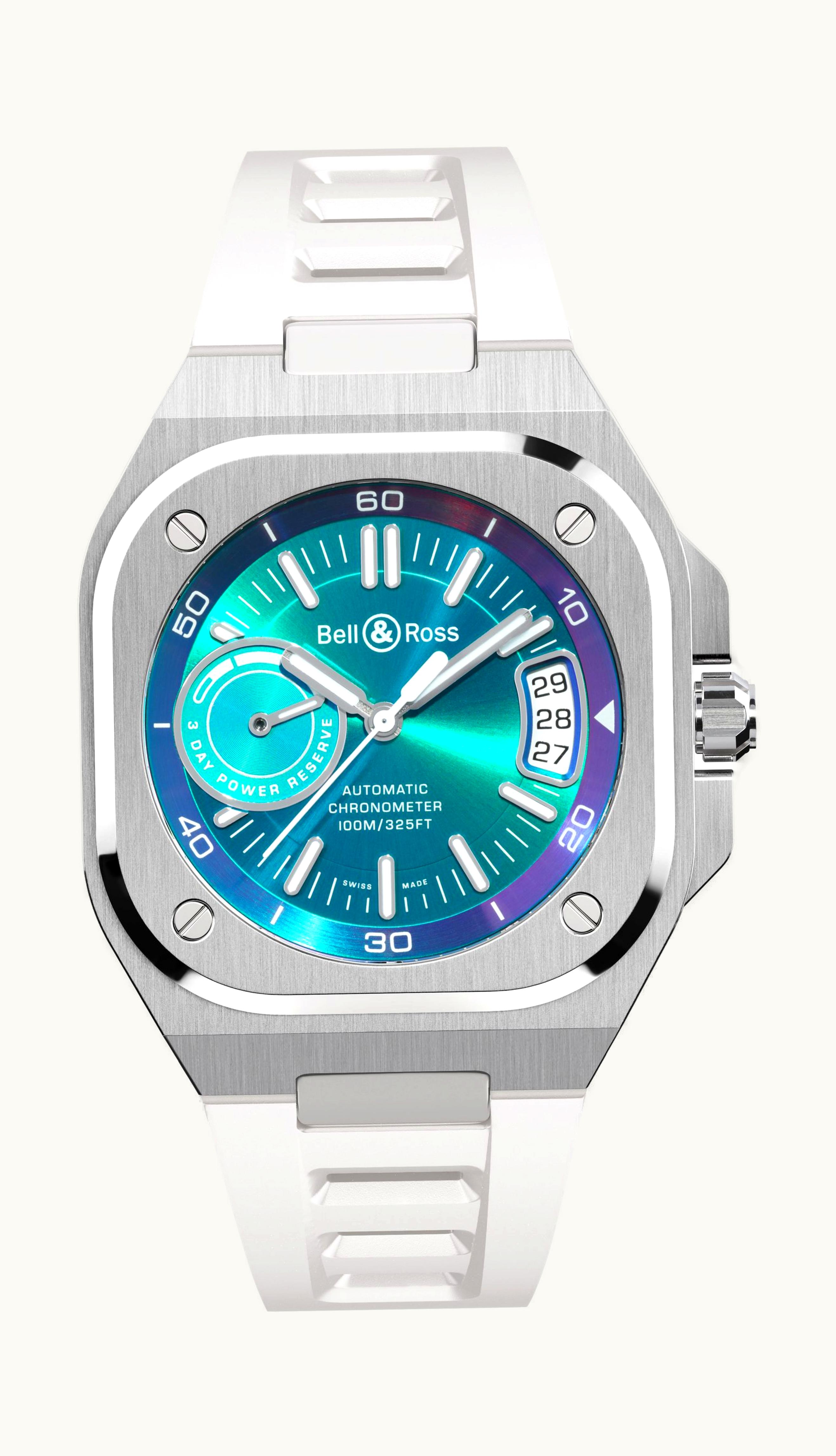 Bell & Ross BR-X5 Iridescent 41 x 41mm - Stainless Steel - Automatic Winding