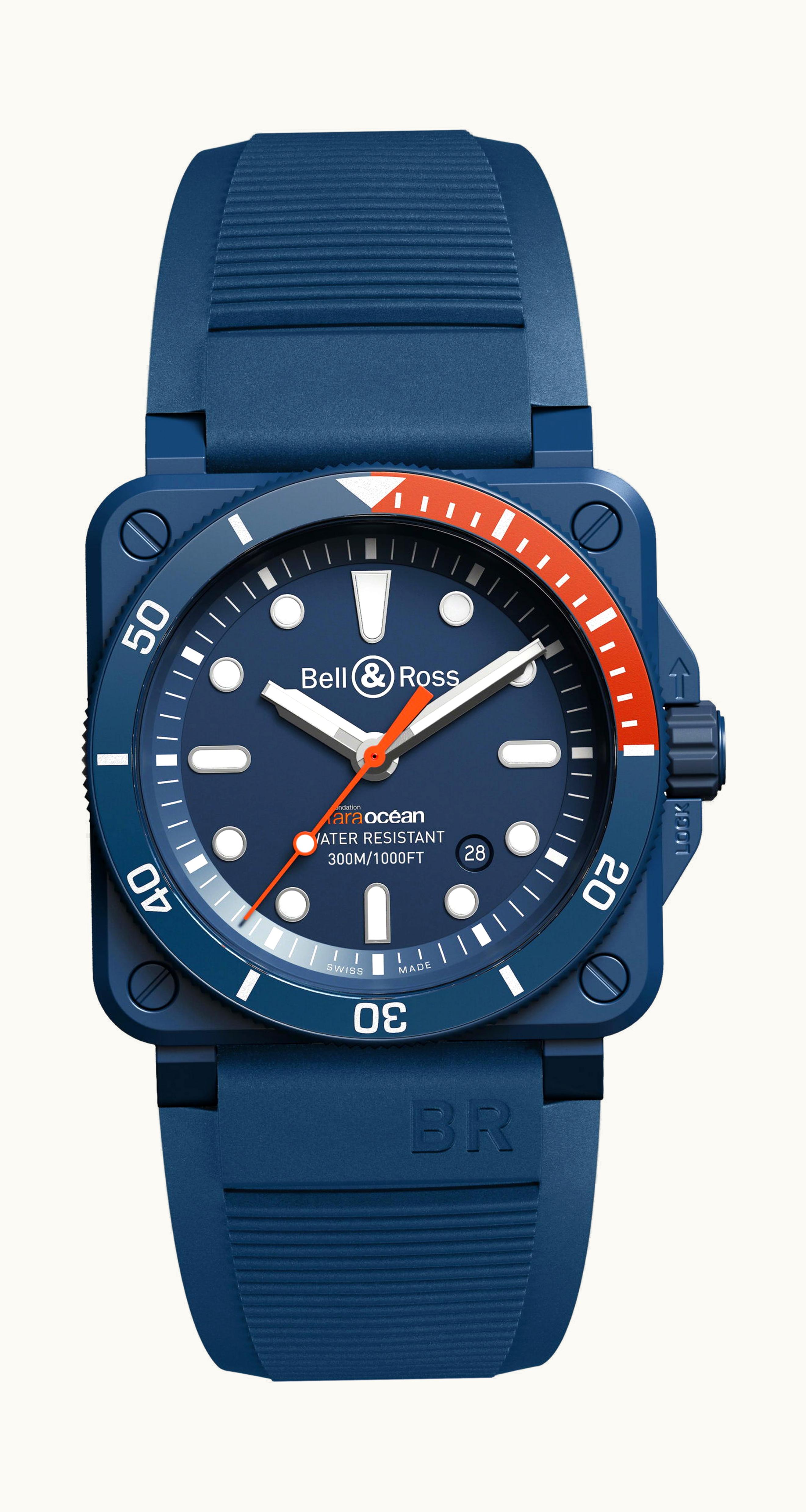 Bell & Ross BR 03-92 Diver Tara 42 x 42mm - Blue Ceramic - Automatic Winding