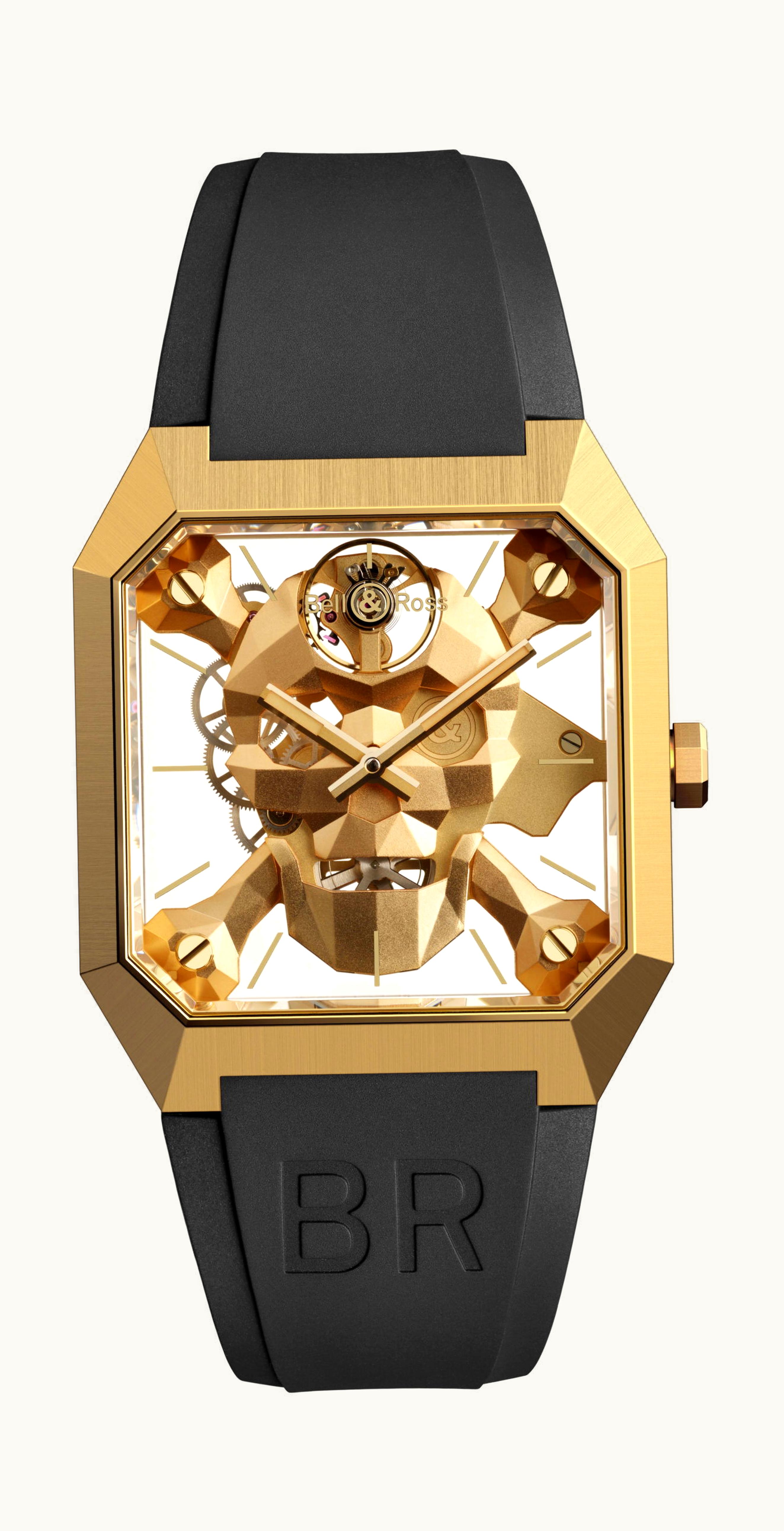 Bell & Ross BR 01 Cyber Skull Bronze 45 x 46.7mm - Bronze - Manual Winding