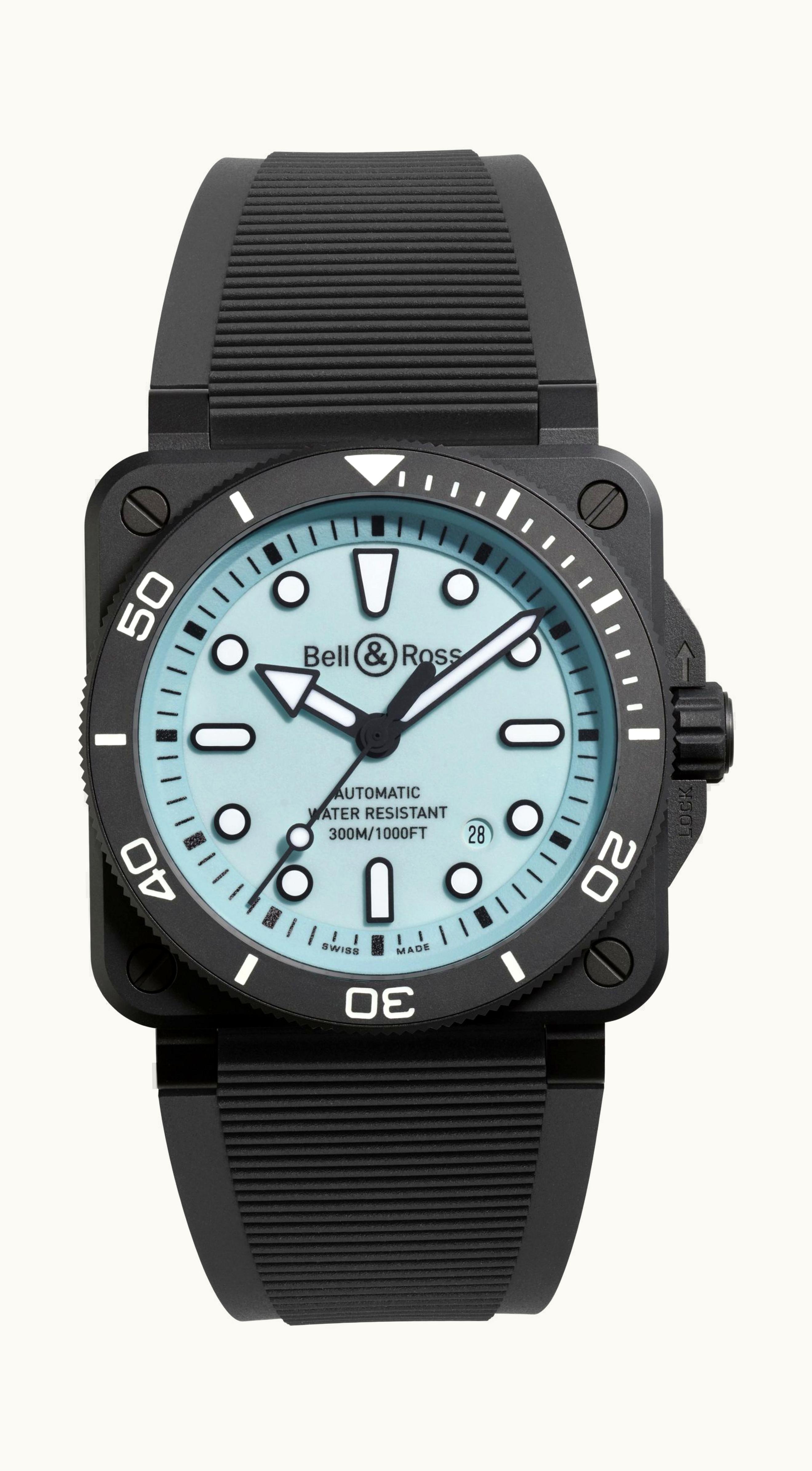 Bell & Ross BR 03 Diver Full Lum Ceramic 42 x 42mm - Black Ceramic - Automatic Winding