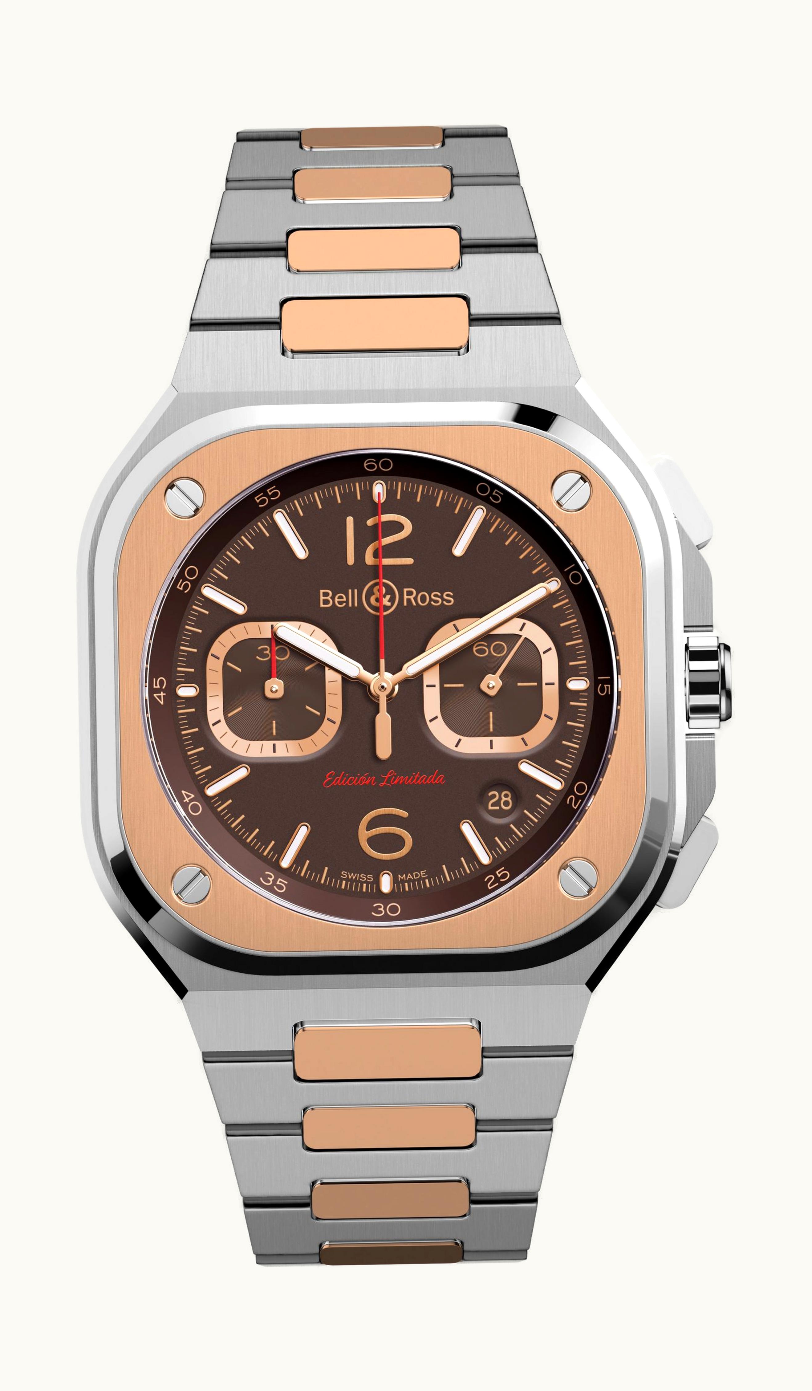 Bell & Ross BR 05 Chrono Edición Limitada 42mm - Two-Tone - Automatic Winding