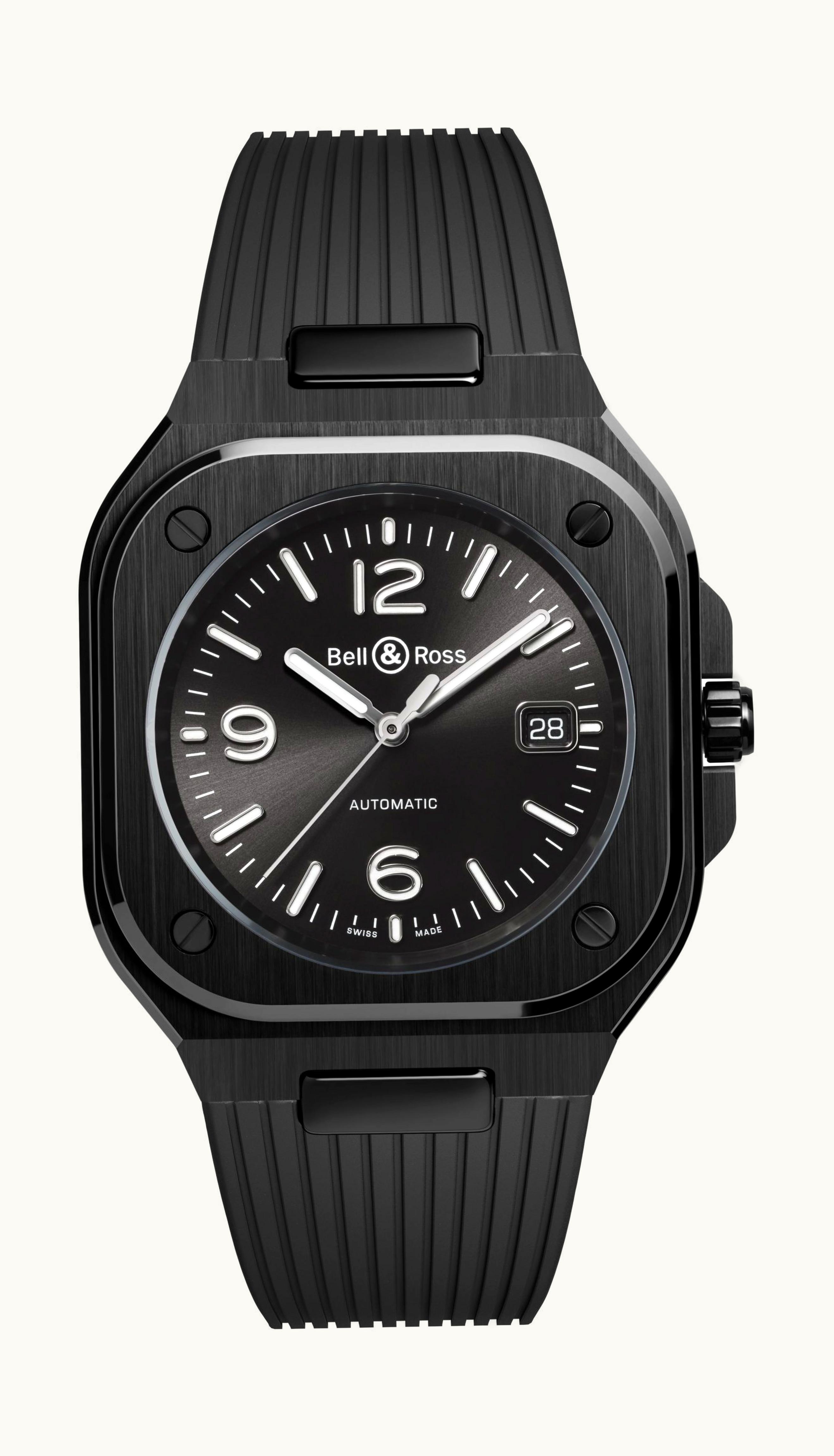 Bell & Ross BR 05 Black Ceramic 41 x 41mm - Black Ceramic - Automatic Winding