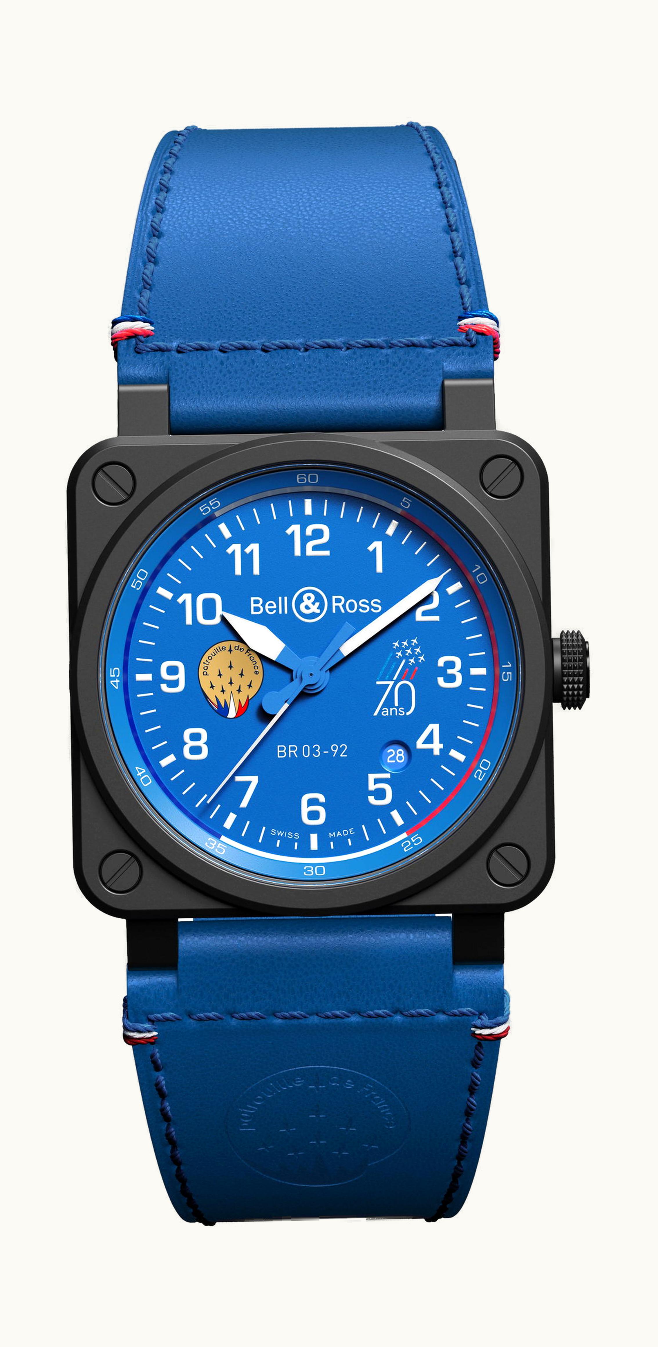 Bell & Ross BR 03-92 Patrouille de France 70th Anniversary 42 x 42mm - Ceramic - Automatic Winding