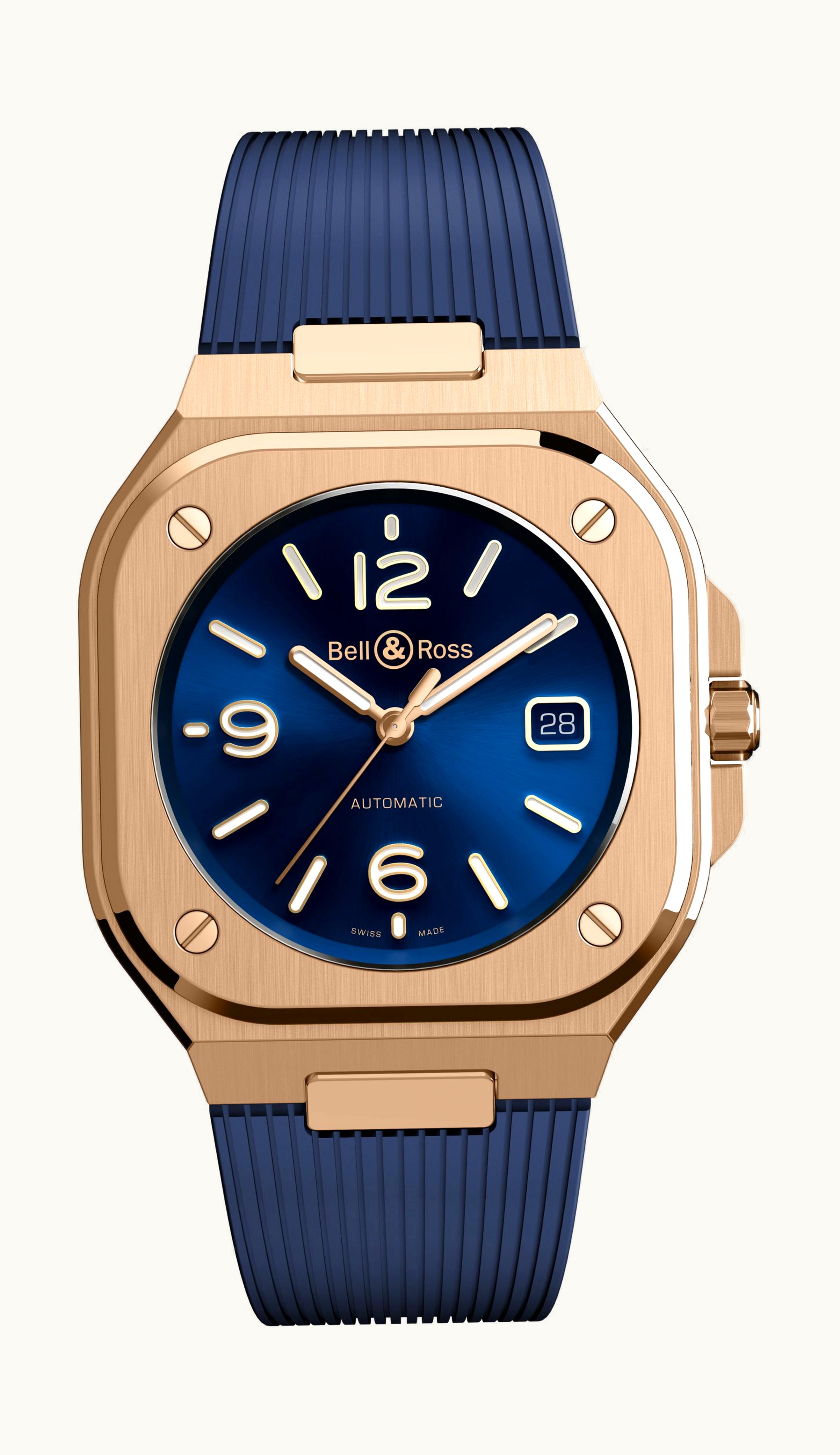 Bell & Ross BR 05 Blue Gold 40mm - Rose Gold - Automatic Winding