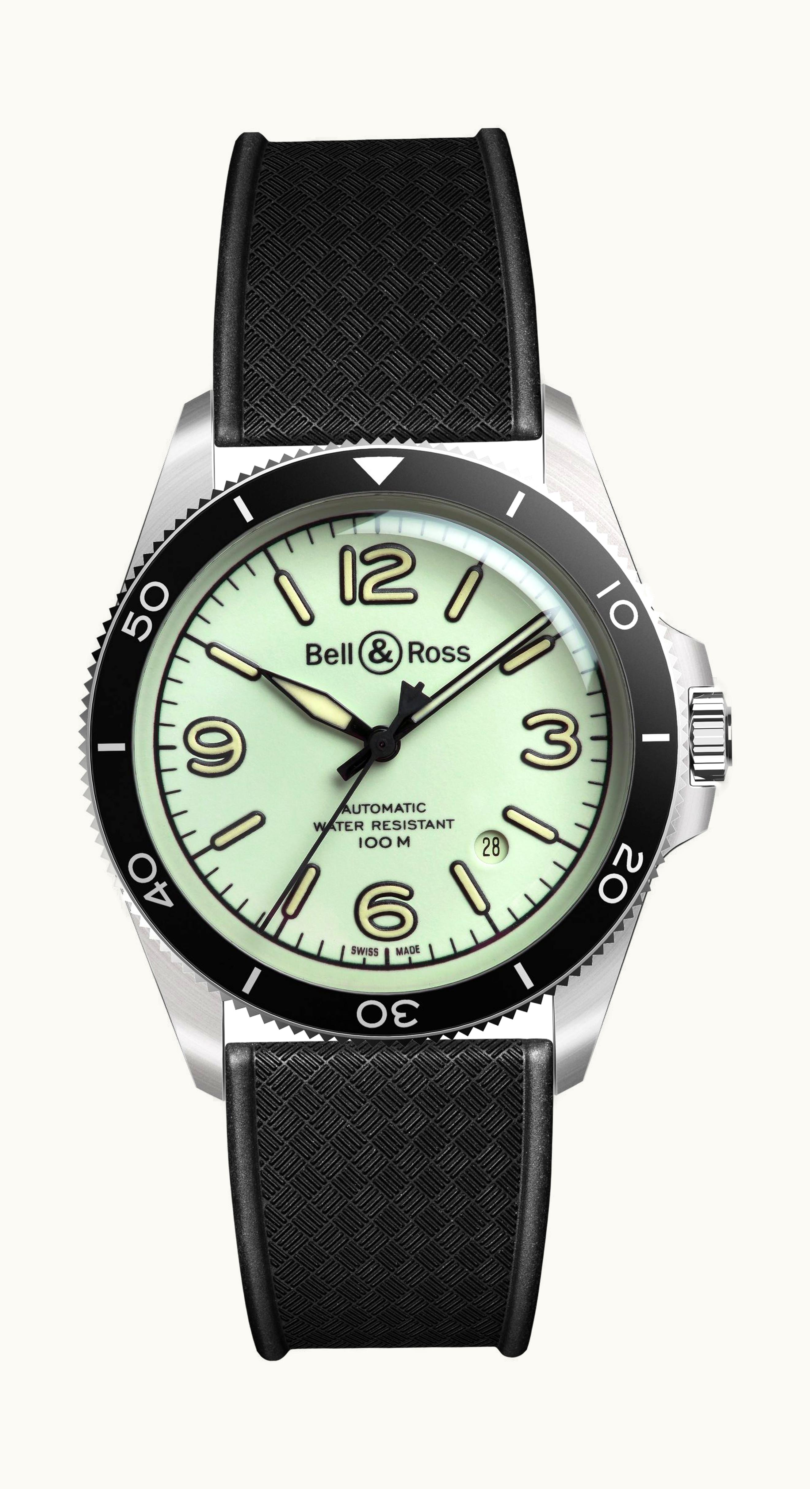 Bell & Ross BR V2-92 FULL LUM 41mm - Stainless Steel - Automatic Winding