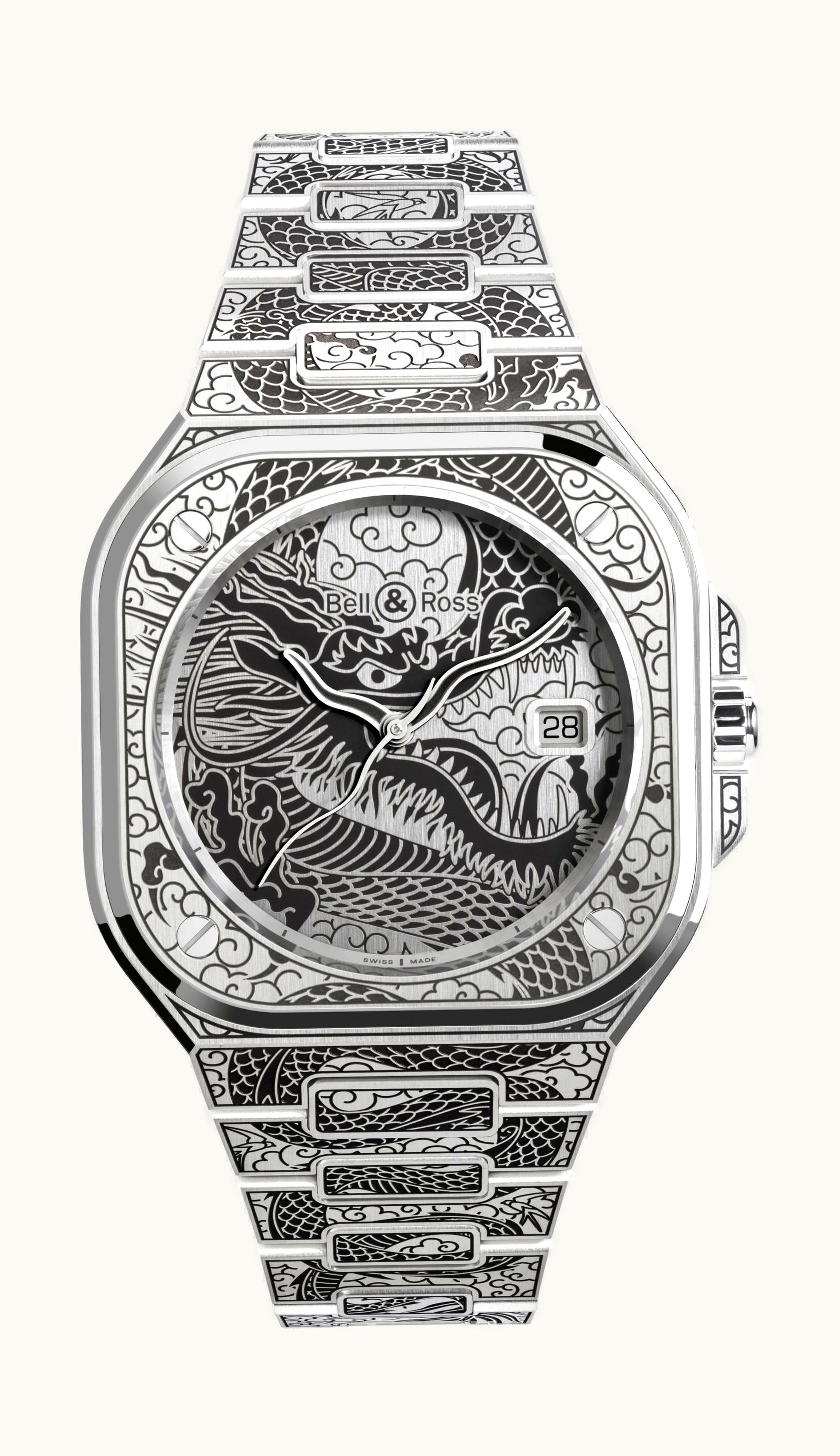 Bell & Ross BR 05 Artline Dragon 40 x 40mm - Stainless Steel - Automatic Winding