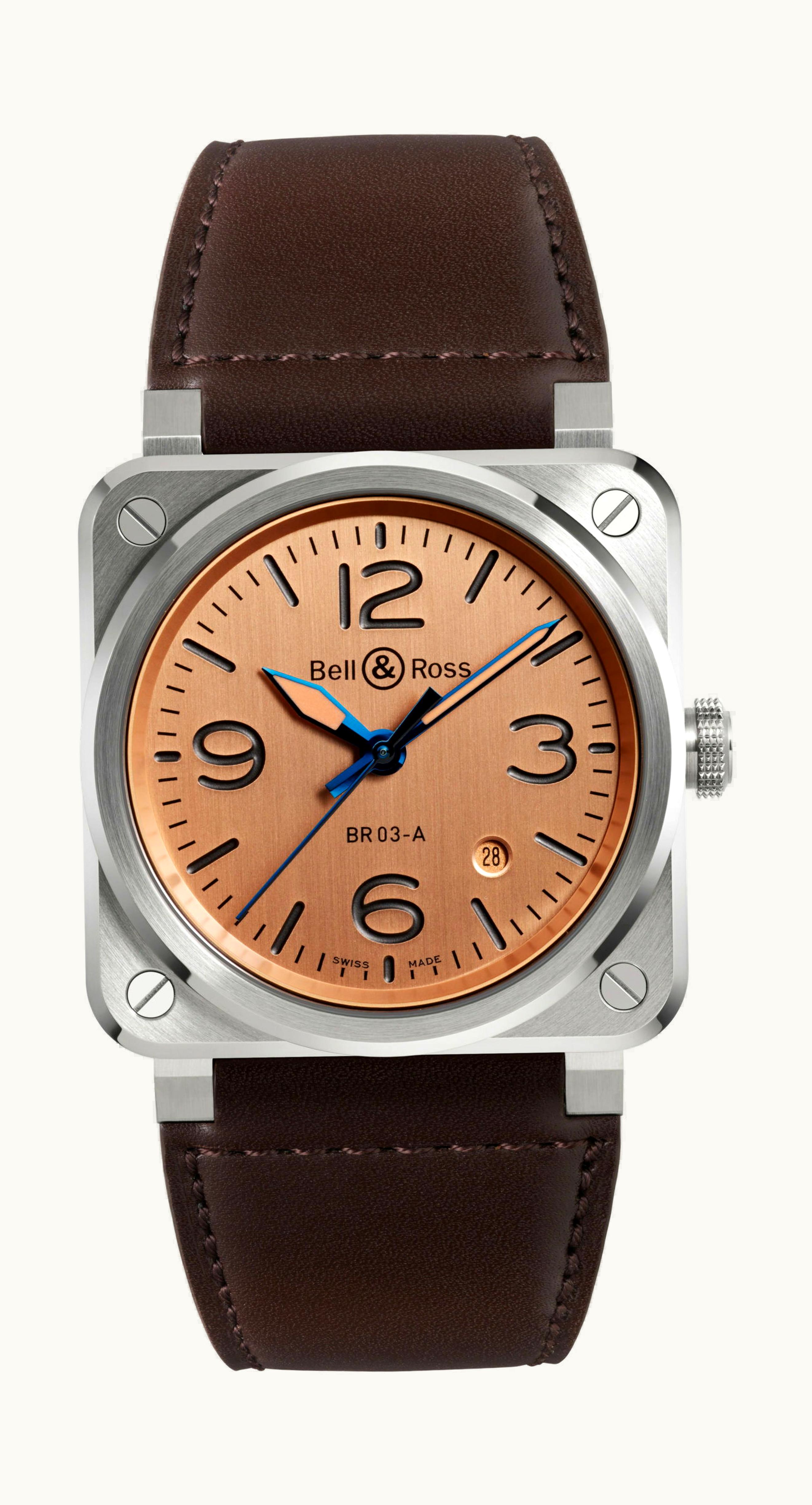 Bell & Ross BR 03 Copper 41 x 41mm - Stainless Steel - Automatic Winding