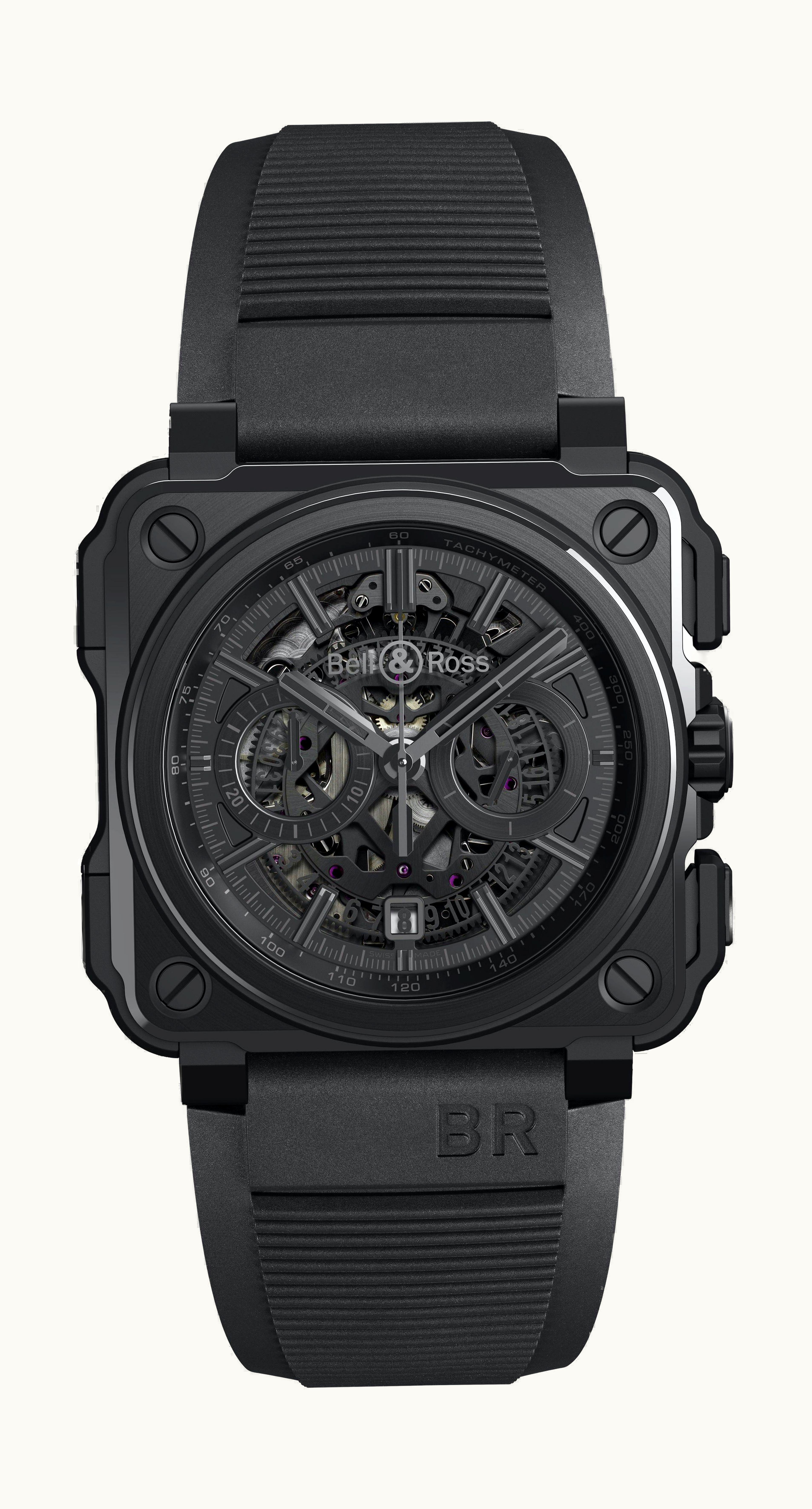 Bell & Ross BR-X1 PHANTOM 45mm - Black PVD, Ceramic, Titanium - Automatic Winding