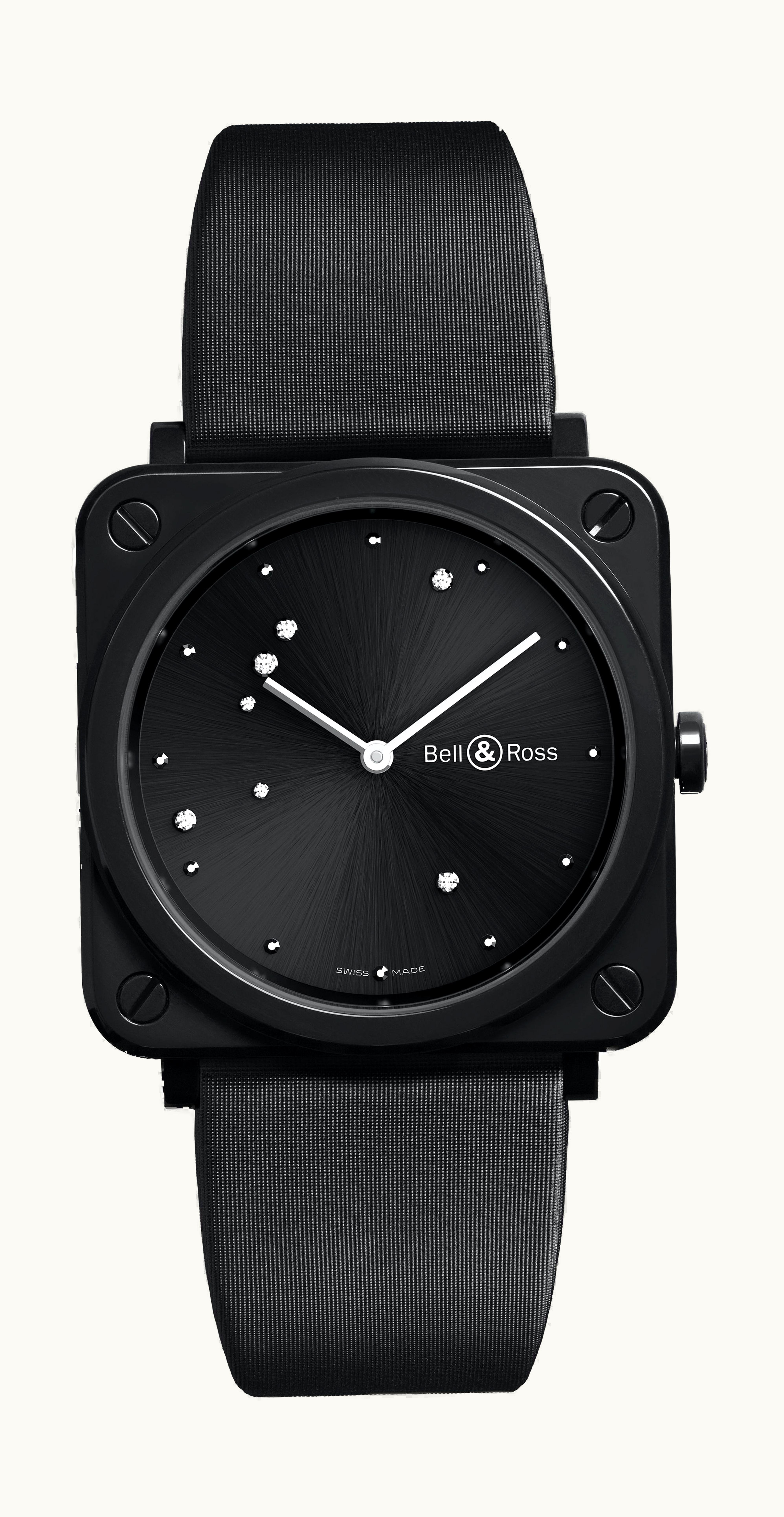Bell & Ross BR S BLACK DIAMOND EAGLE 39mm - Ceramic - Quartz