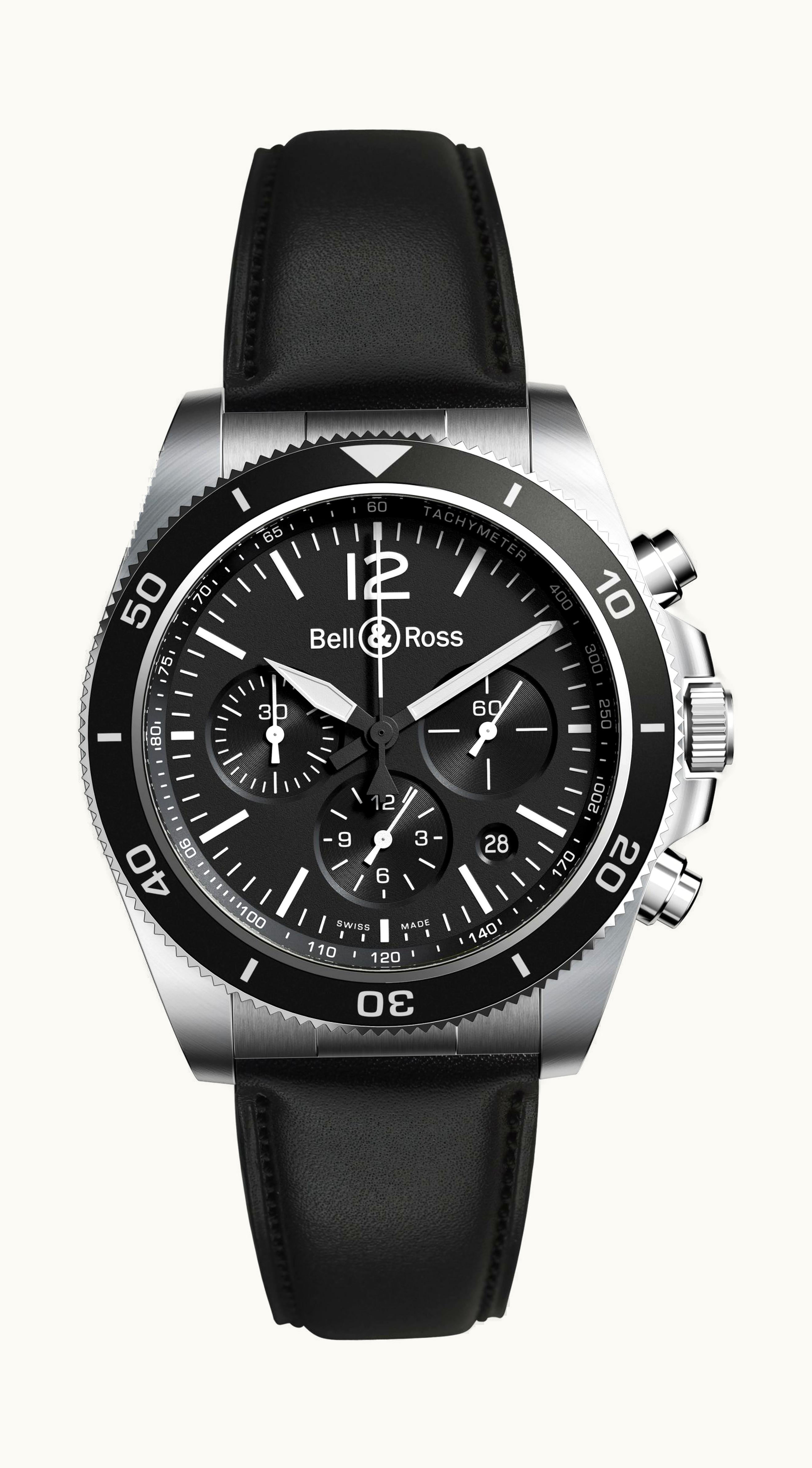 Bell & Ross BR V3-94 Black Steel 43mm - Stainless Steel - Automatic Winding