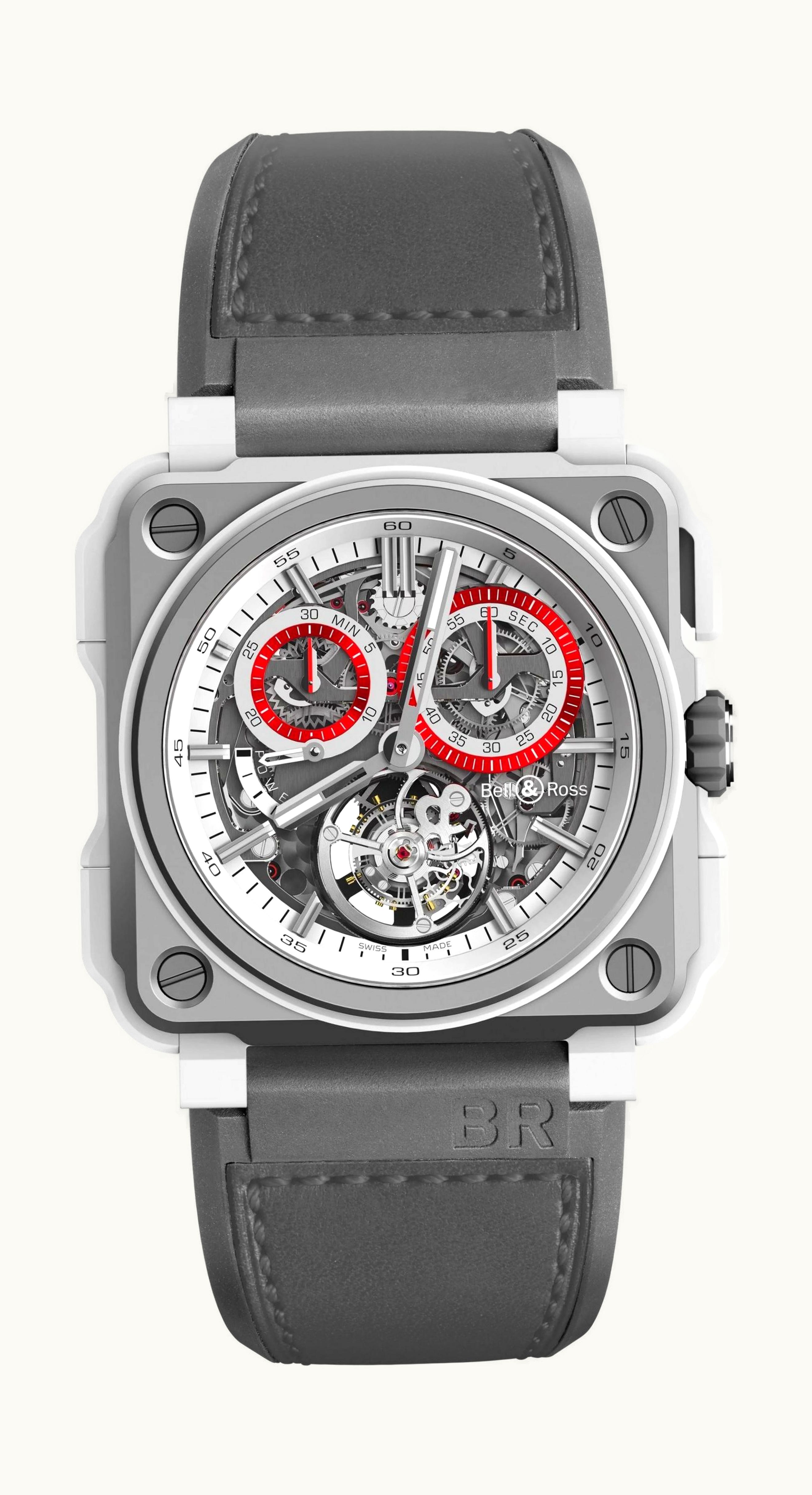Bell & Ross BR-X1 Tourbillon White Hawk 45mm - Ceramic, Titanium - Automatic Winding