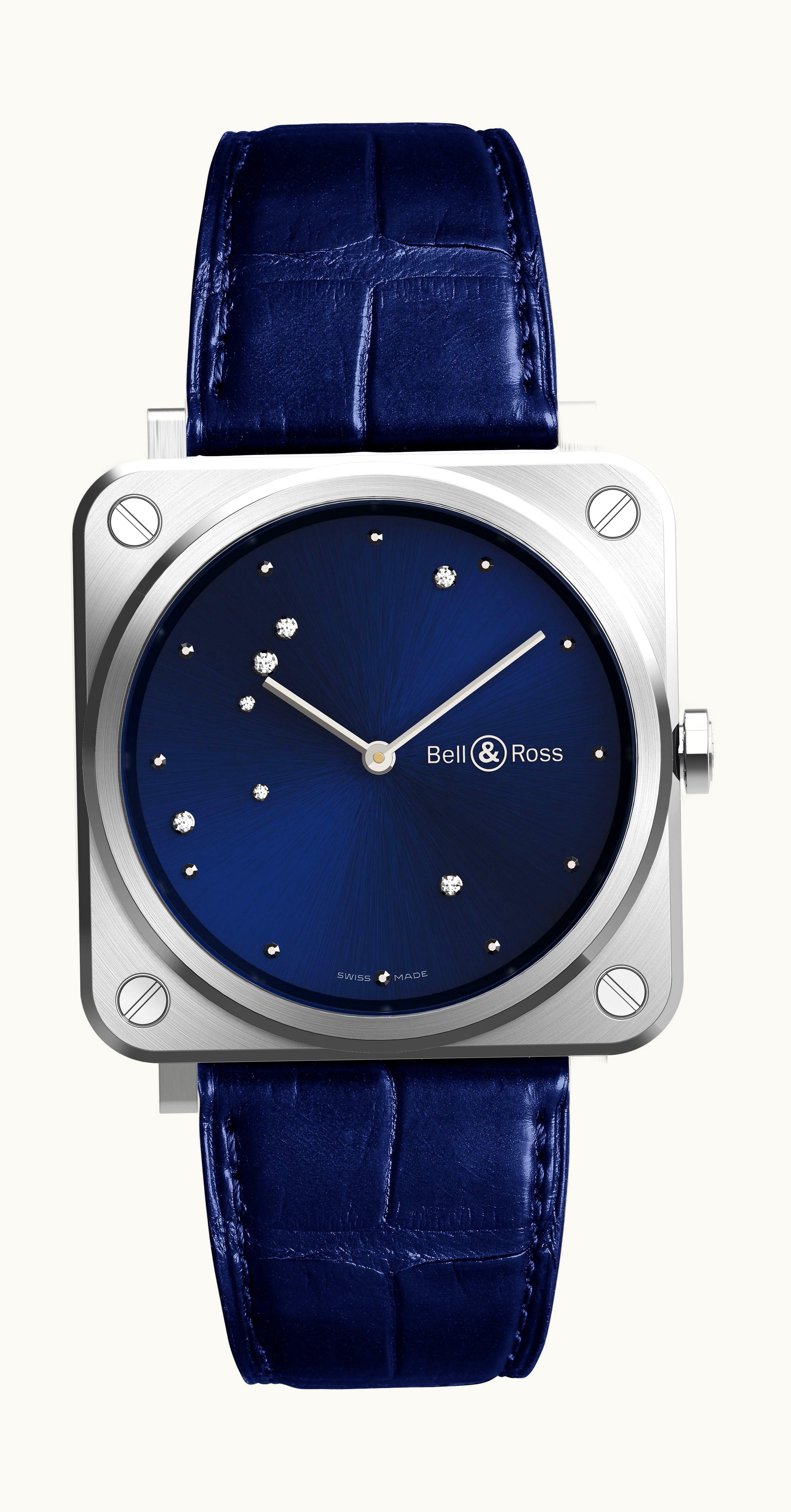 Bell & Ross BR S Blue Diamond Eagle 39mm - Stainless Steel - Quartz