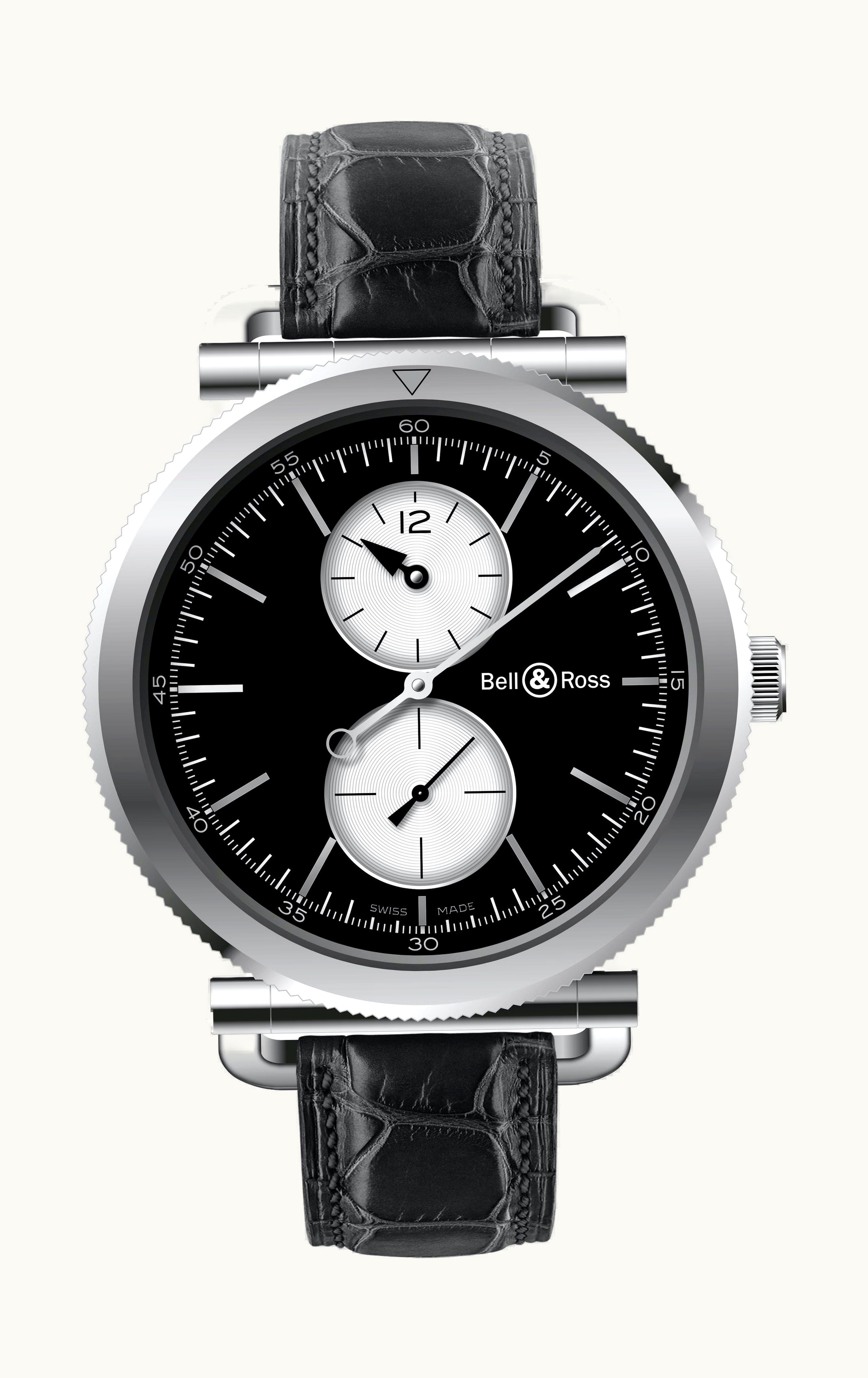 Bell & Ross WW2 REGULATEUR OFFICER 47mm - Stainless Steel - Automatic Winding
