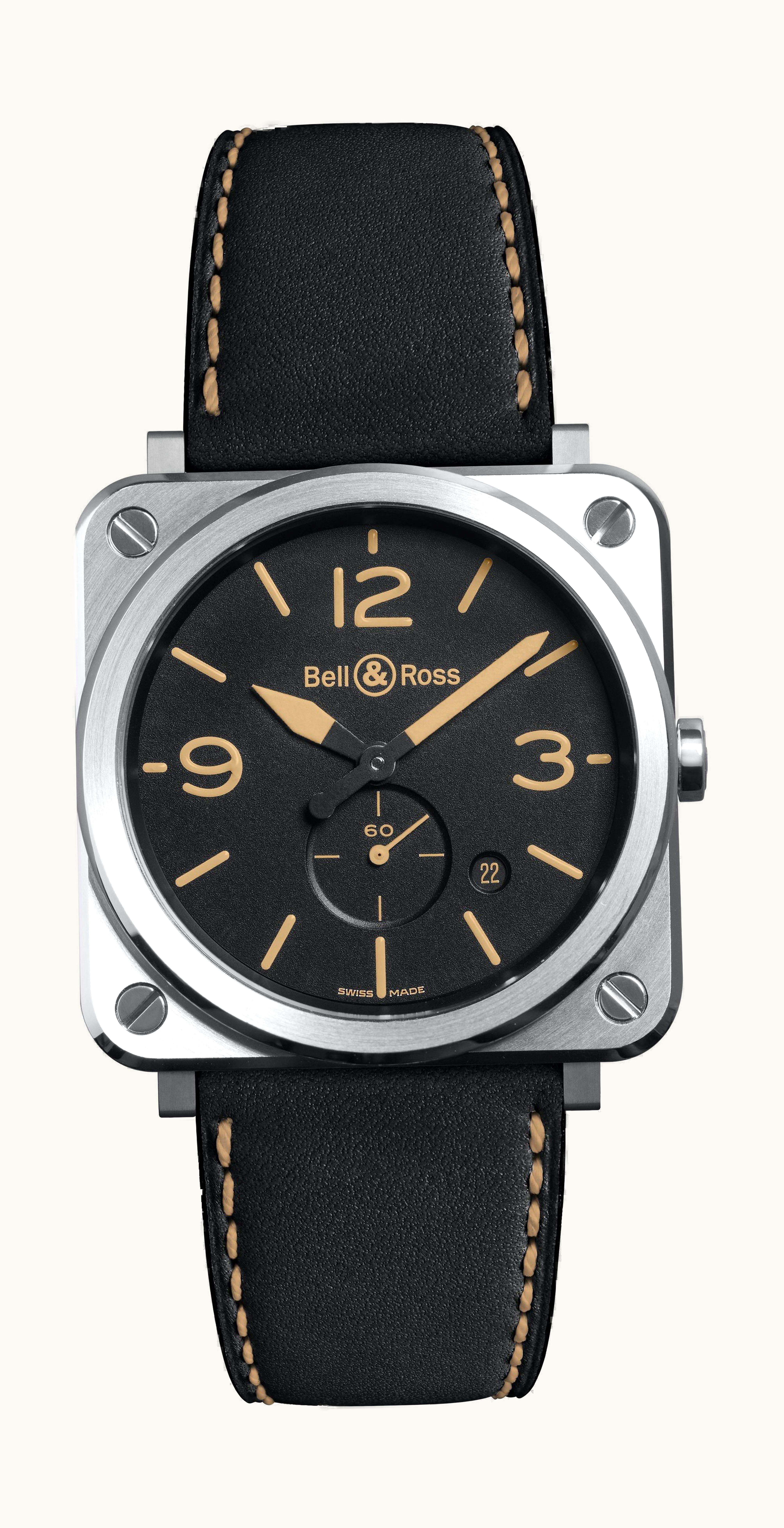 Bell & Ross BR S Steel Heritage 39mm - Stainless Steel - Quartz