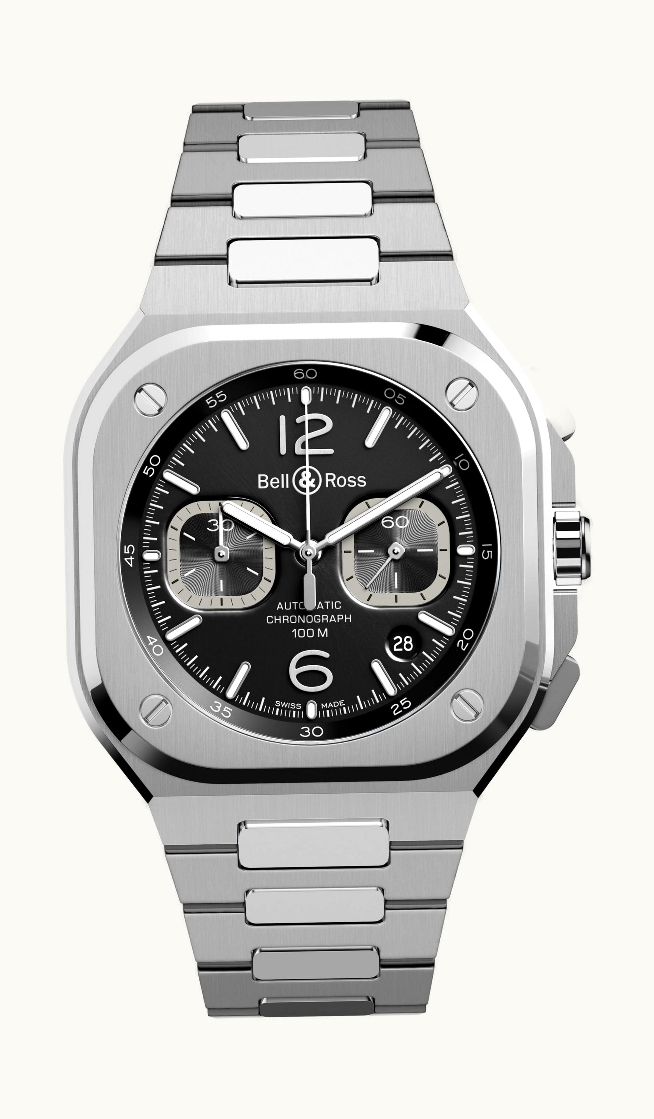 Bell & Ross BR 05 Chrono Black Steel