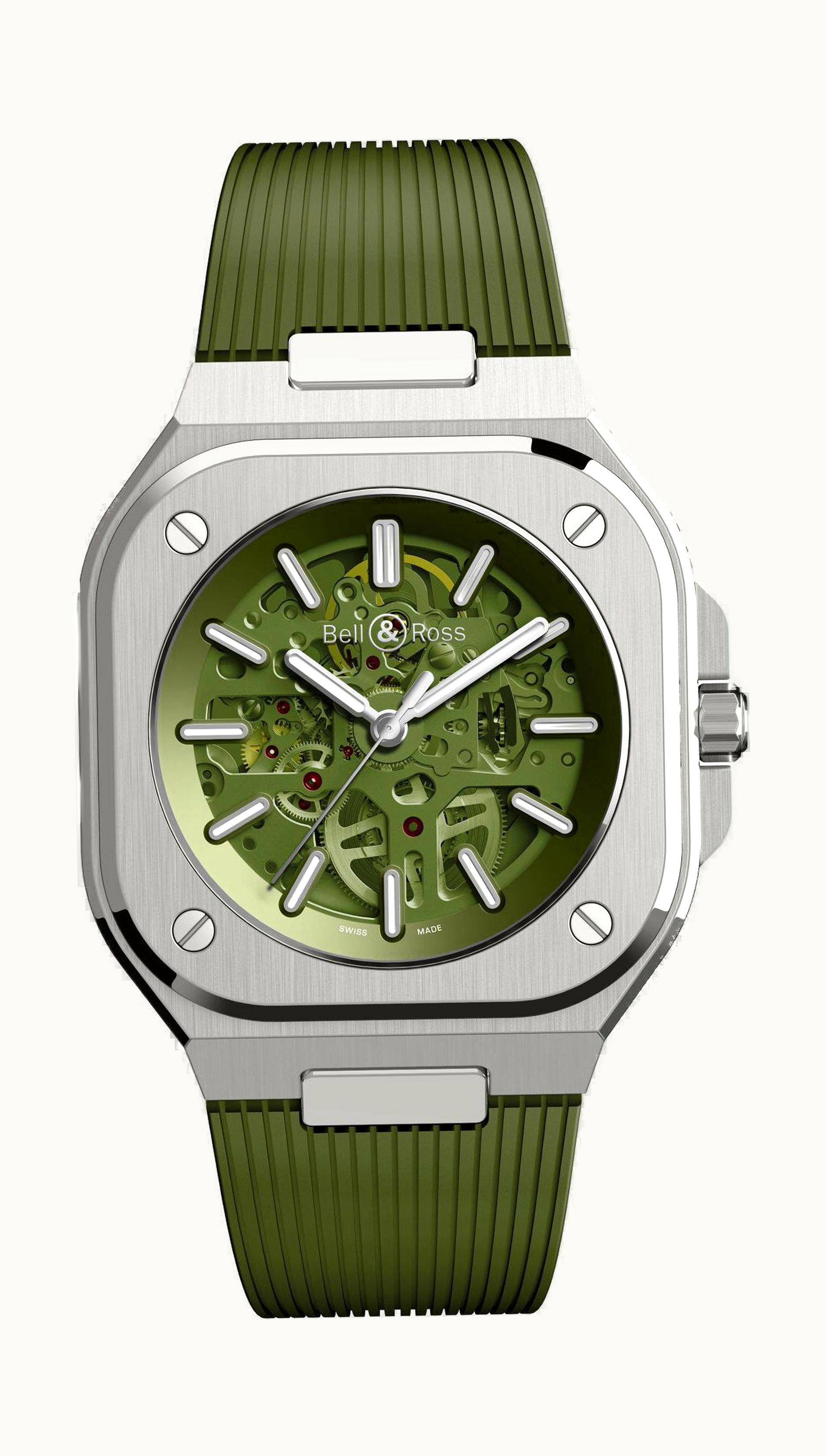 Bell & Ross BR 05 Skeleton Green