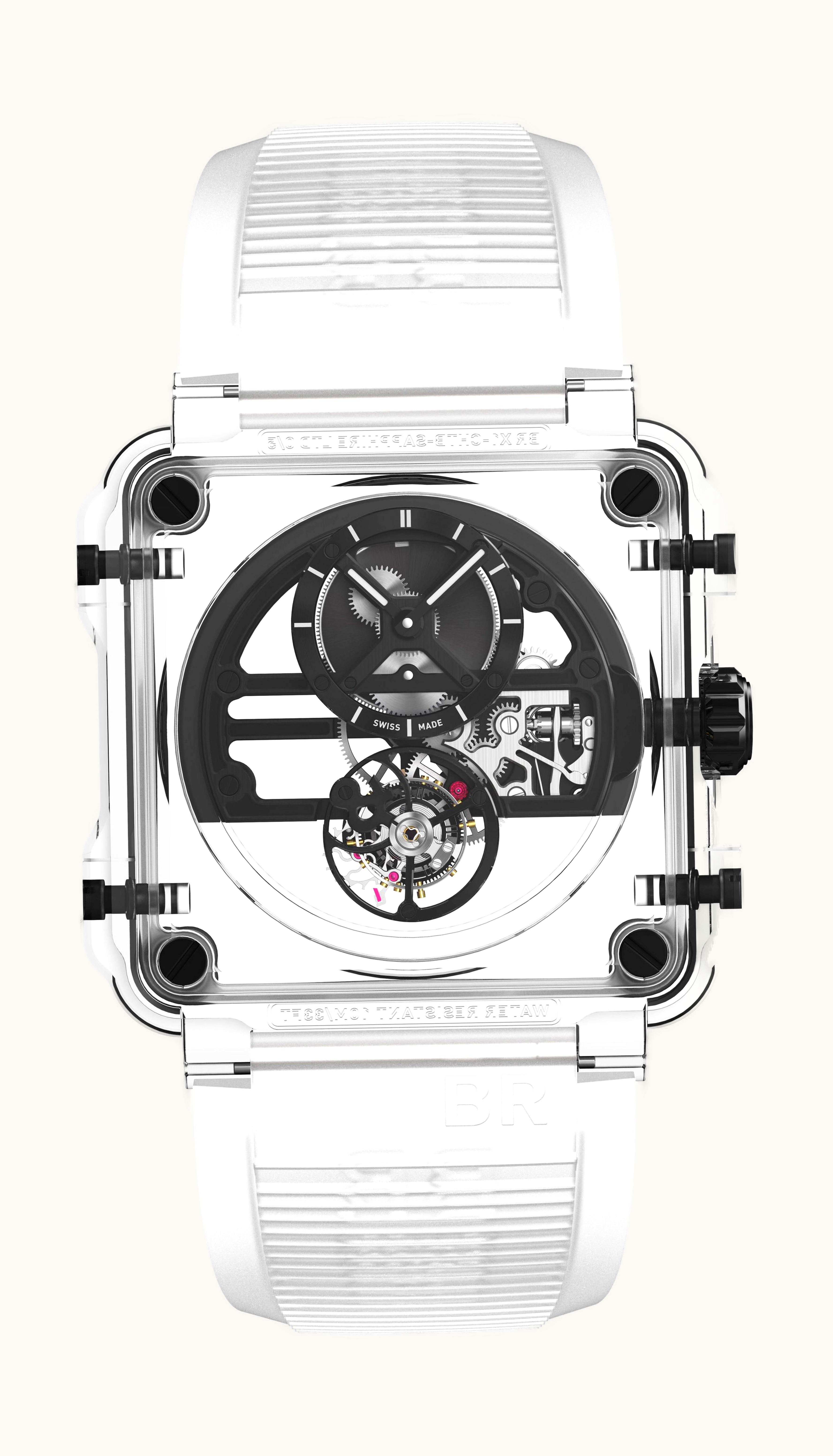 Bell & Ross BR-X1 SKELETON TOURBILLON SAPPHIRE BLACK 45mm - Sapphire - Manual Winding