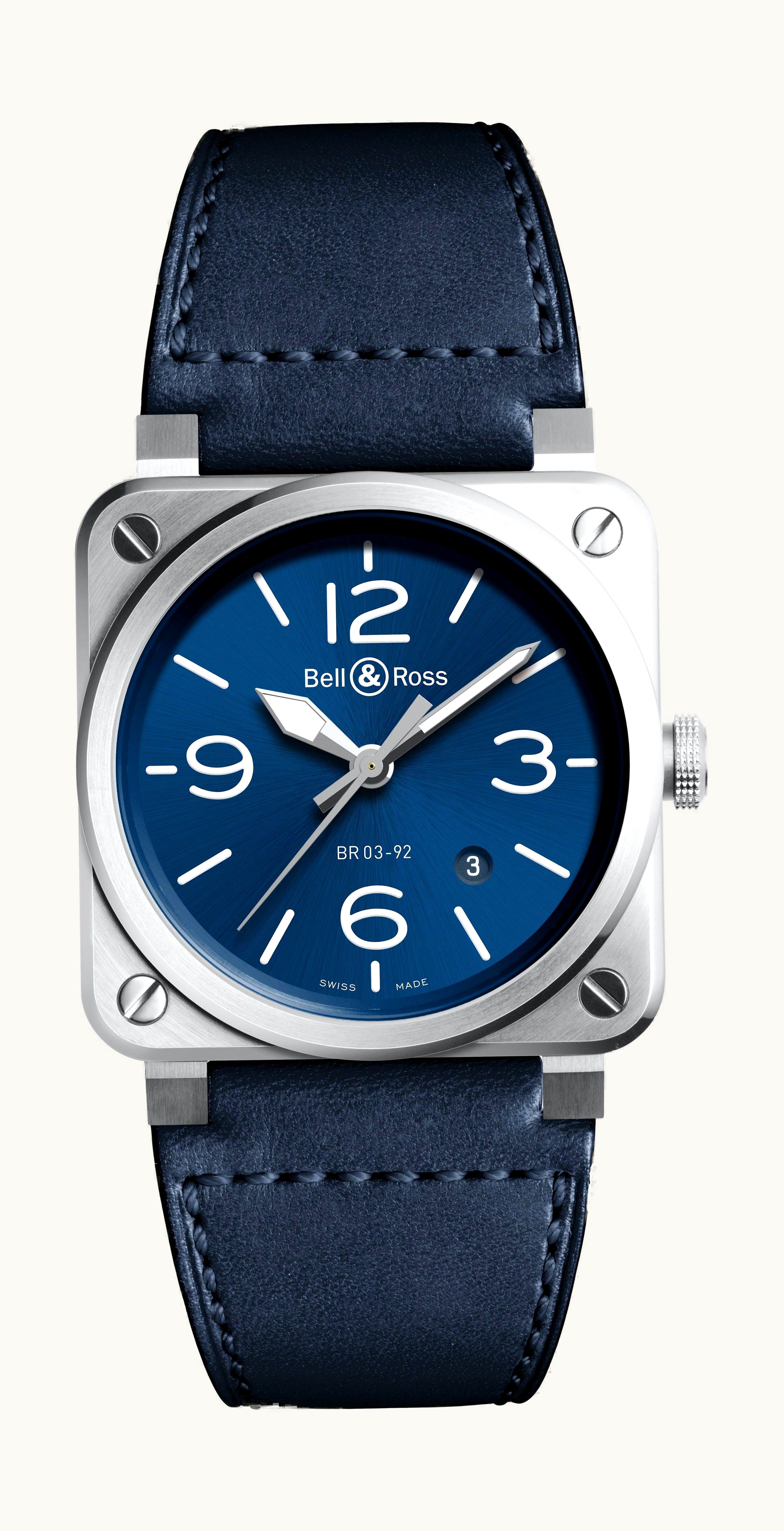 Bell & Ross BR 03-92 Blue Steel 42mm - Stainless Steel - Automatic Winding