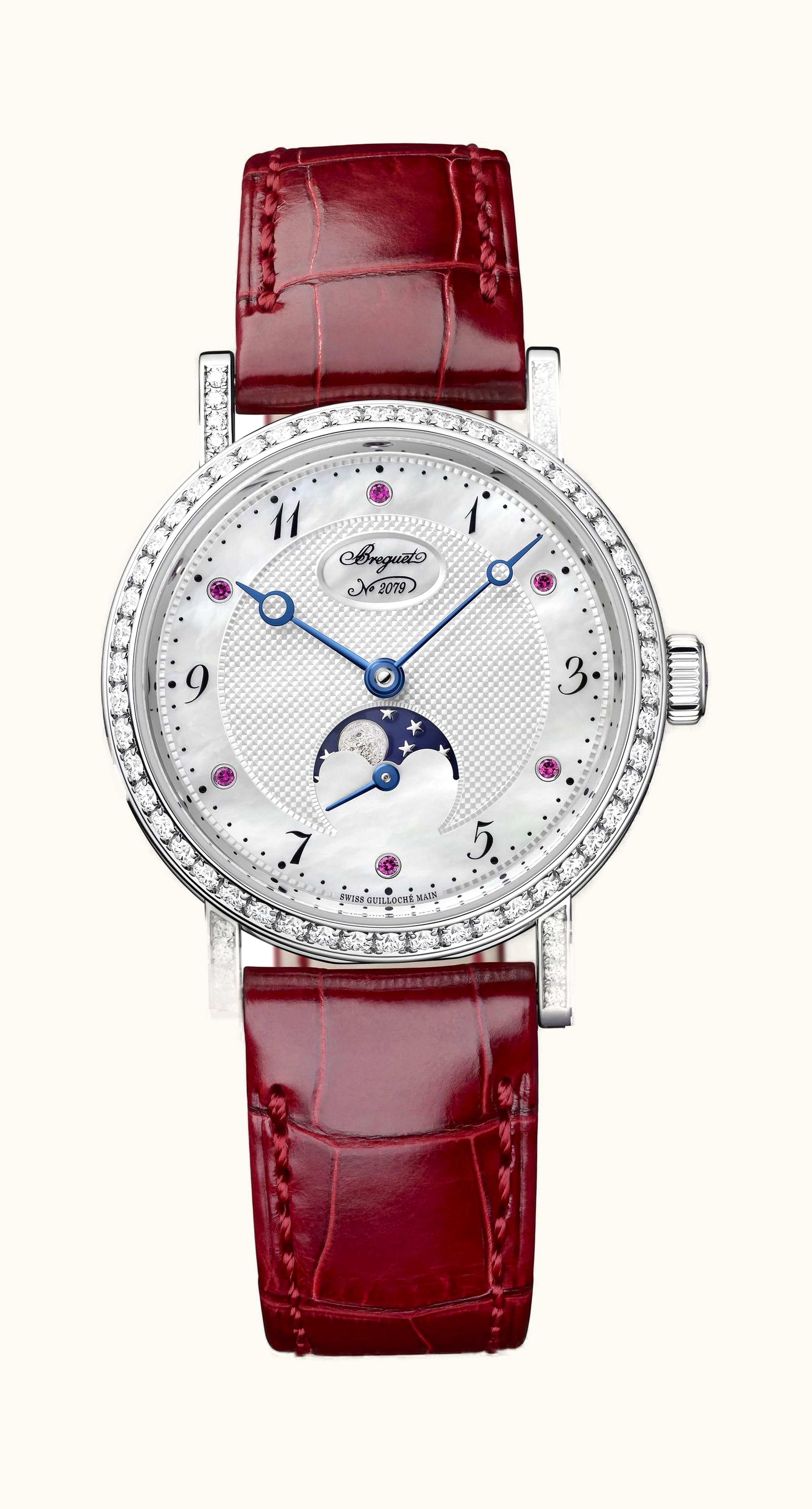 Breguet Classique Phase de Lune 9085 Valentine’s Day Edition 30mm - White Gold - Automatic Winding