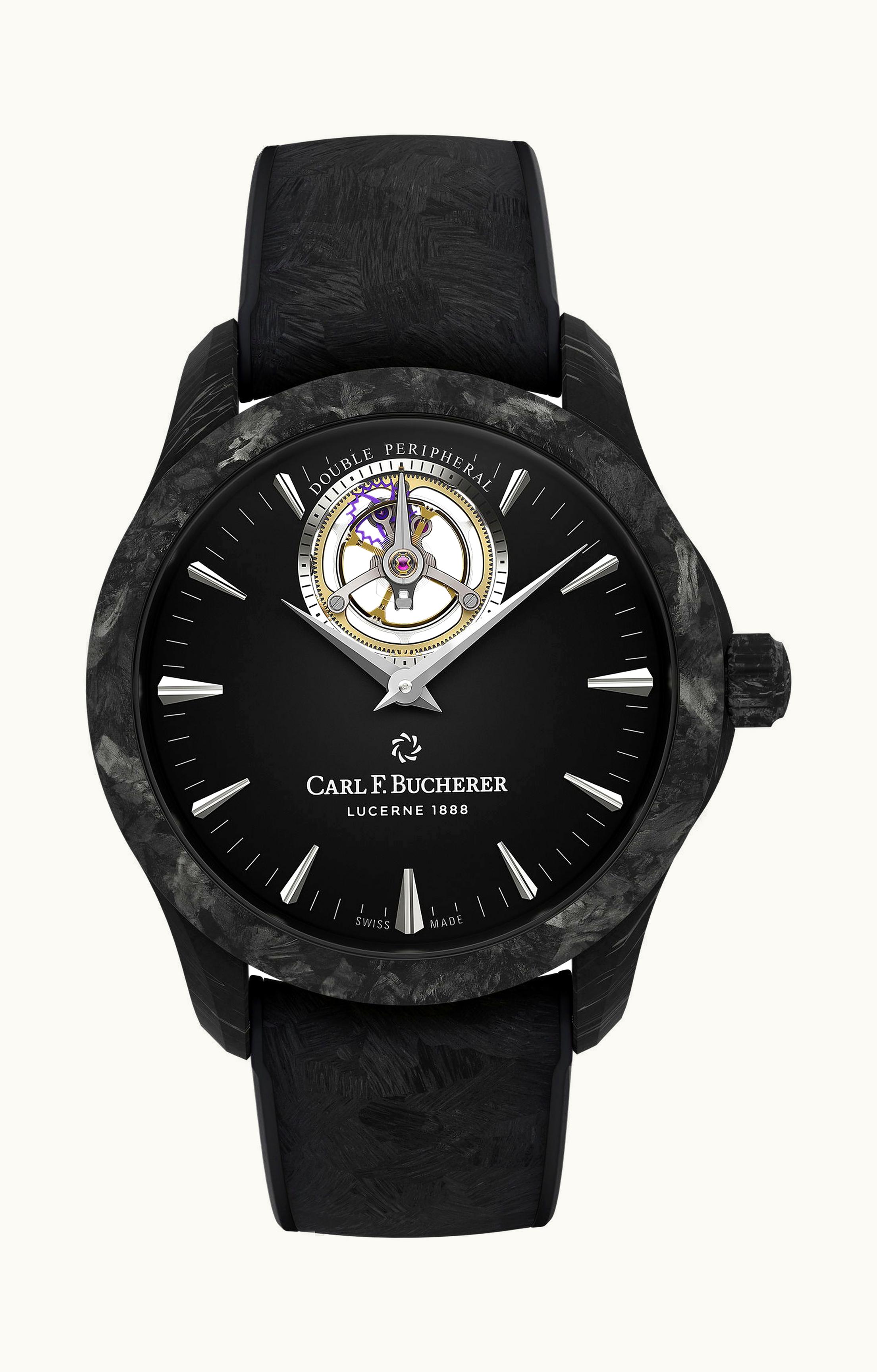 Carl F. Bucherer Manero Tourbillon Double Peripheral Black 43.10mm - Carbon, Titanium - Automatic Winding