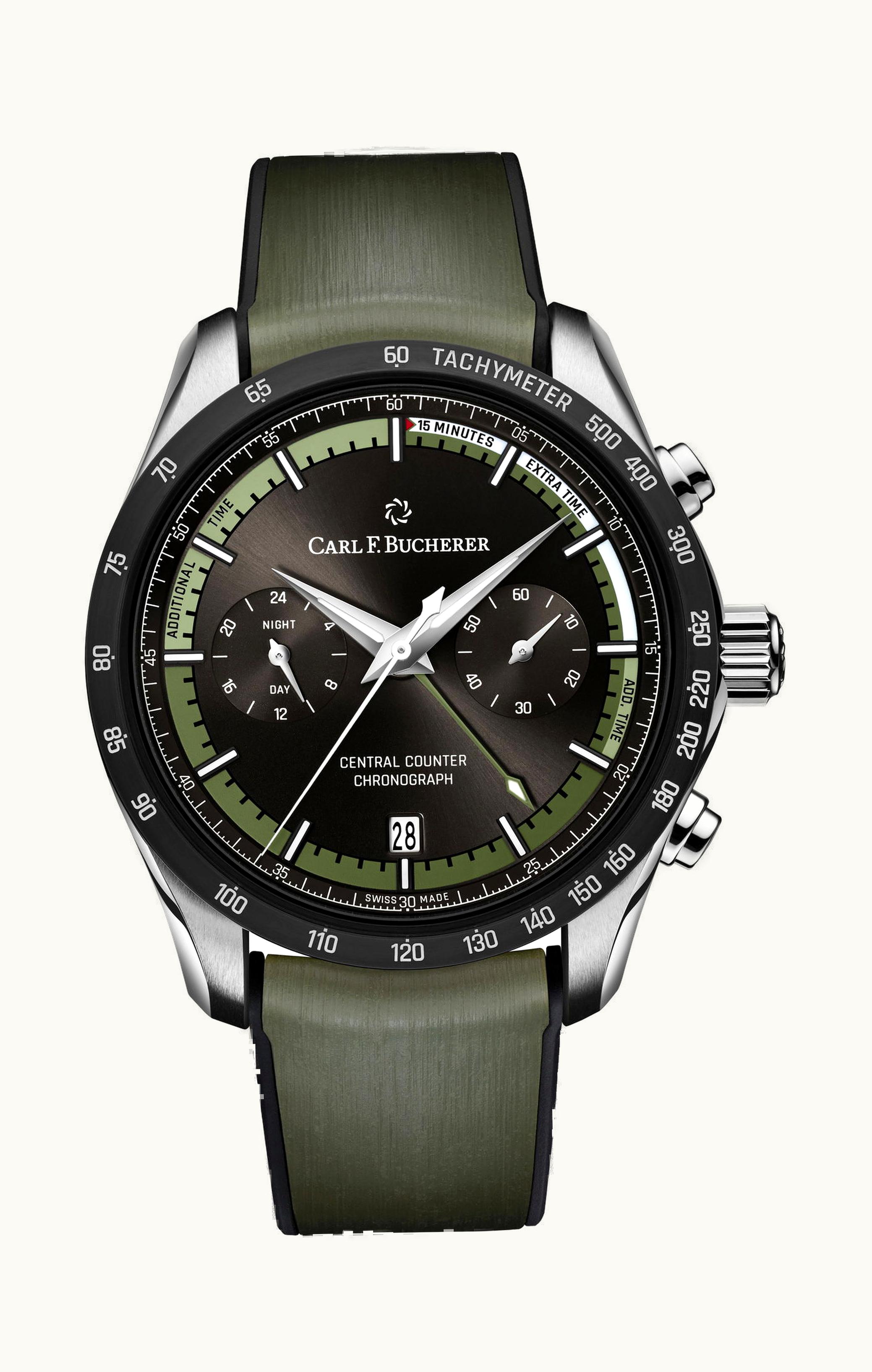 Carl F. Bucherer Manero Central Counter 42.5mm - Stainless Steel - Automatic Winding