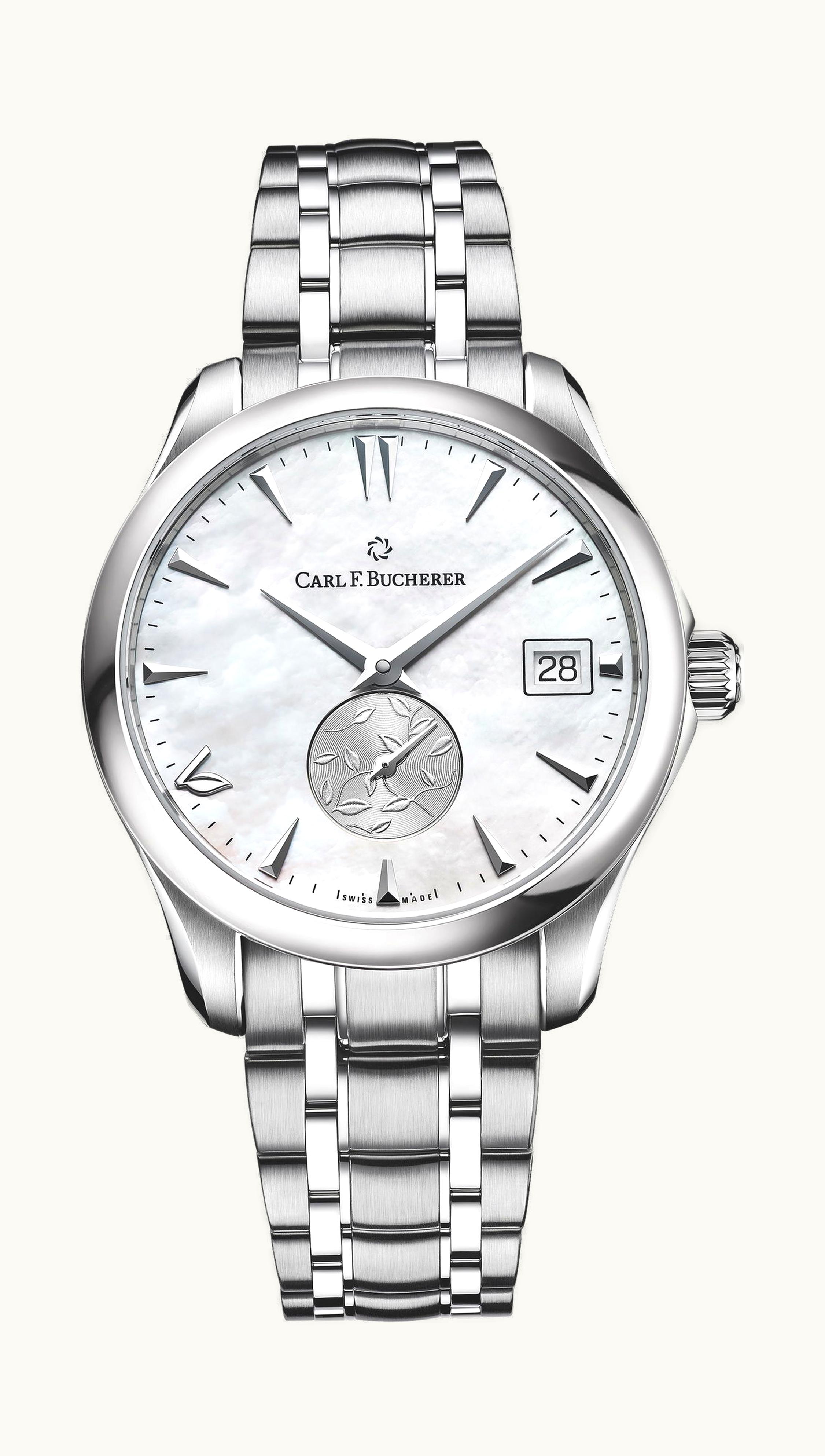 Carl F. Bucherer Manero AutoDate LOVE 35.5mm - Stainless Steel - Automatic Winding 00.10922.08.73.21