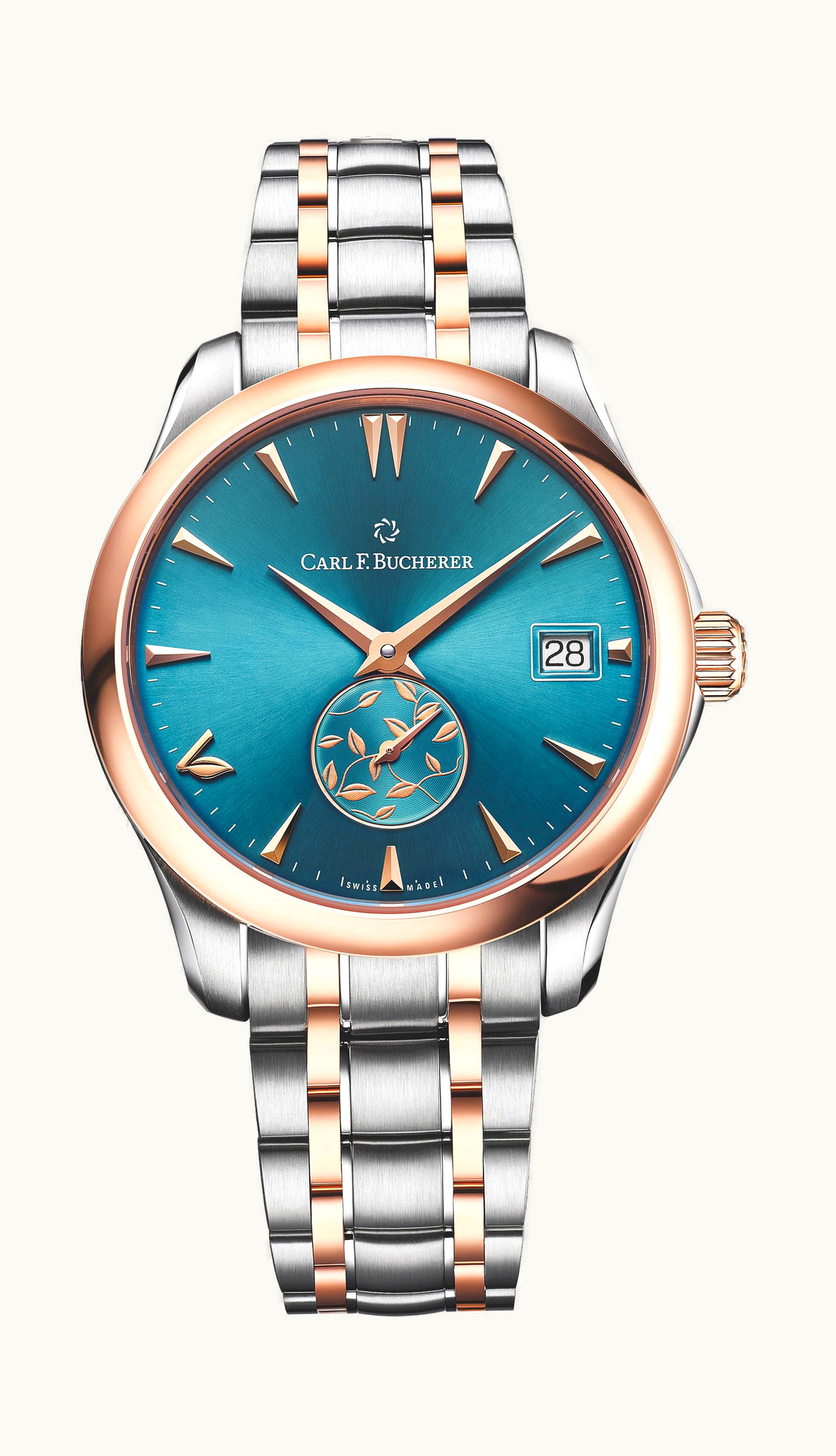 Carl F. Bucherer Manero AutoDate LOVE 35.5mm - Two-Tone - Automatic Winding 00.10922.07.53.21