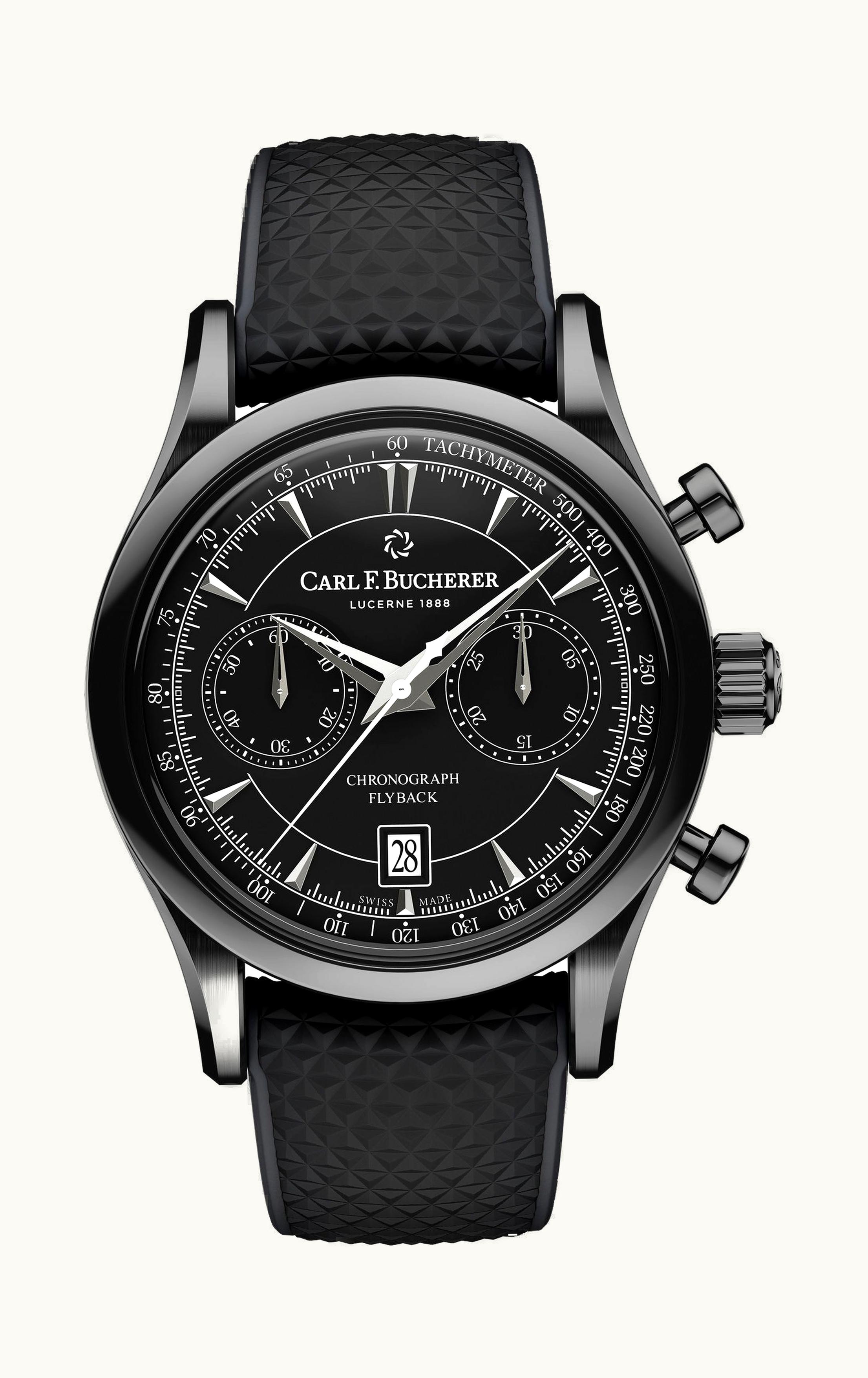 Carl F. Bucherer Manero Flyback Black