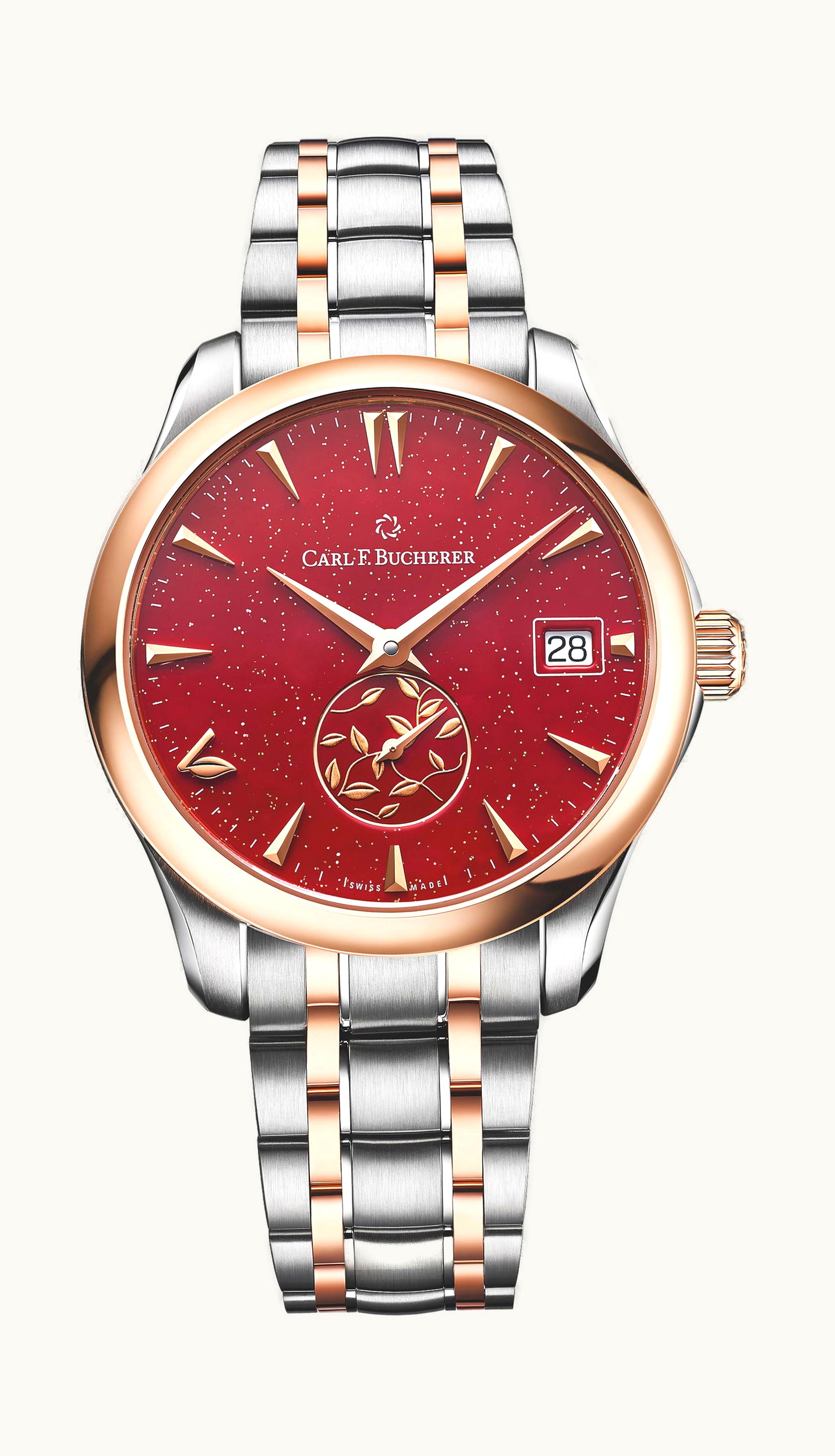 Carl F. Bucherer Manero AutoDate LOVE 35.5mm - Two-Tone - Automatic Winding 00.10922.07.93.21