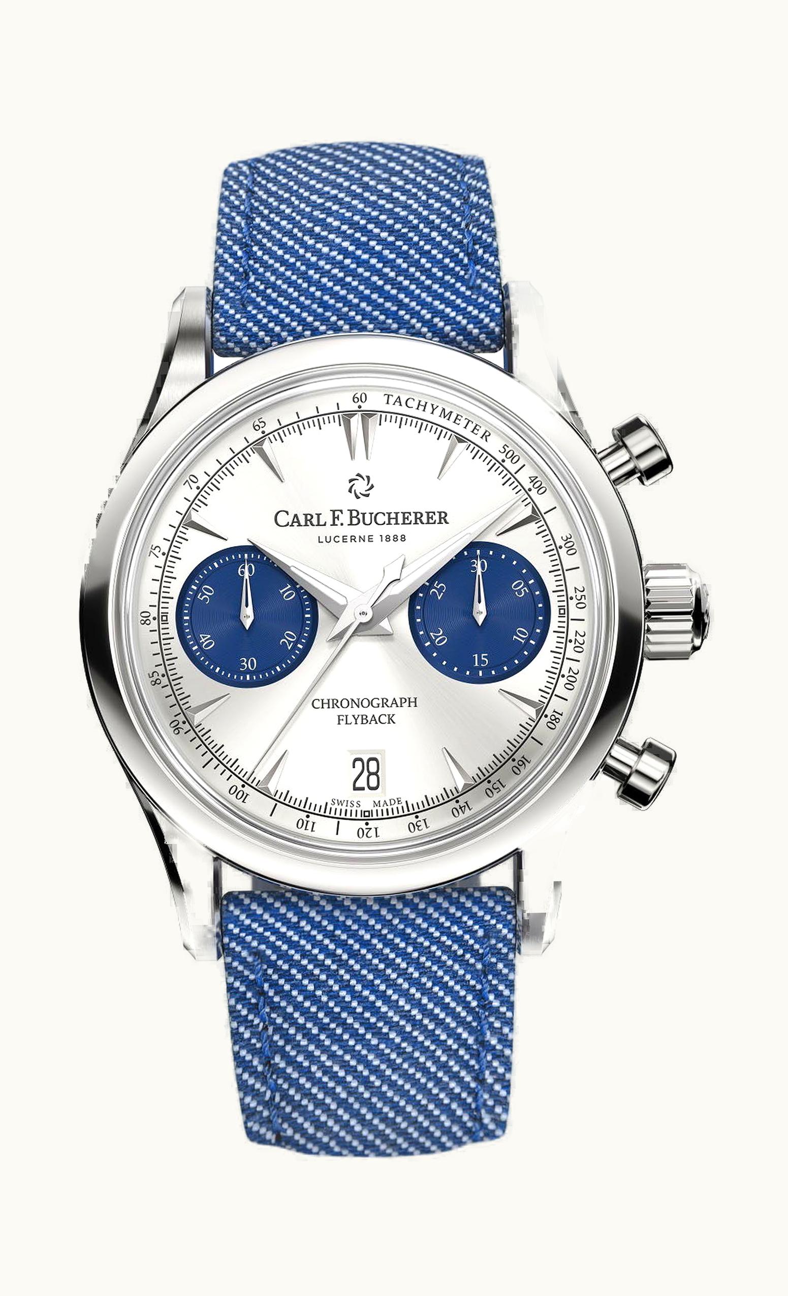 Carl F. Bucherer Manero Flyback 40mm - Stainless Steel - Automatic Winding