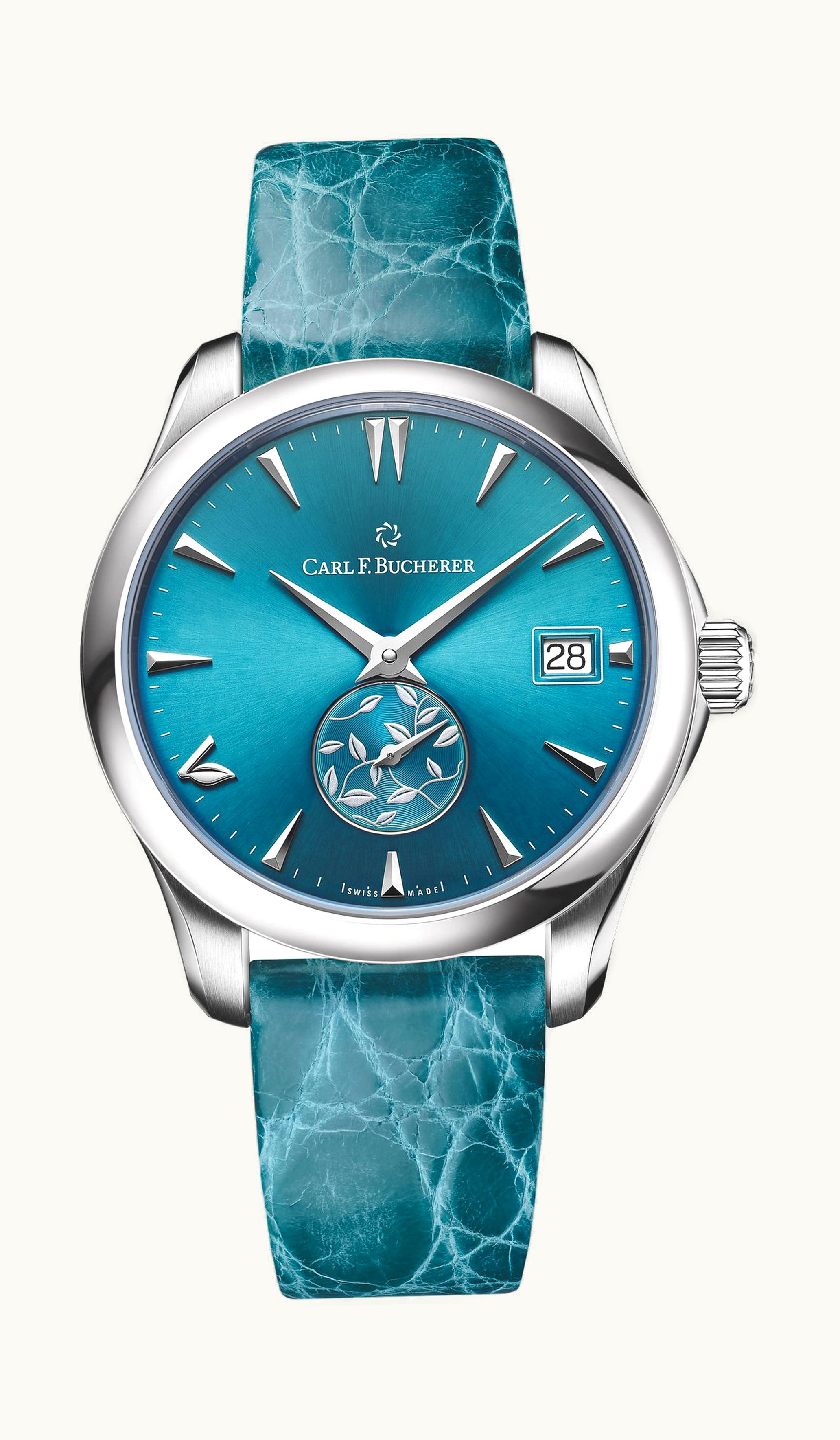 Carl F. Bucherer Manero AutoDate LOVE 35.5mm - Stainless Steel - Automatic Winding 00.10922.08.53.01