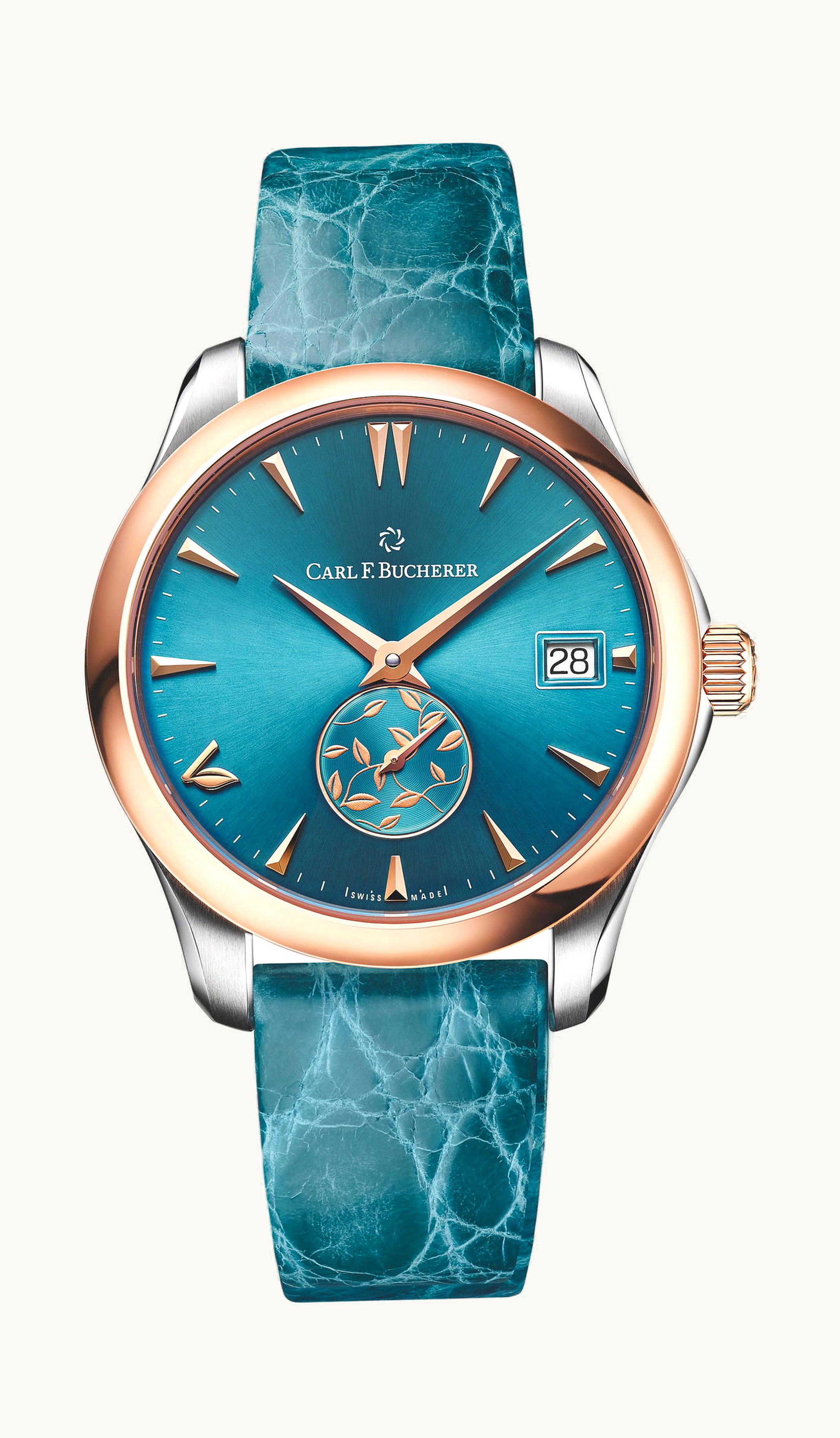 Carl F. Bucherer Manero AutoDate LOVE 35.5mm - Two-Tone - Automatic Winding 00.10922.07.53.01