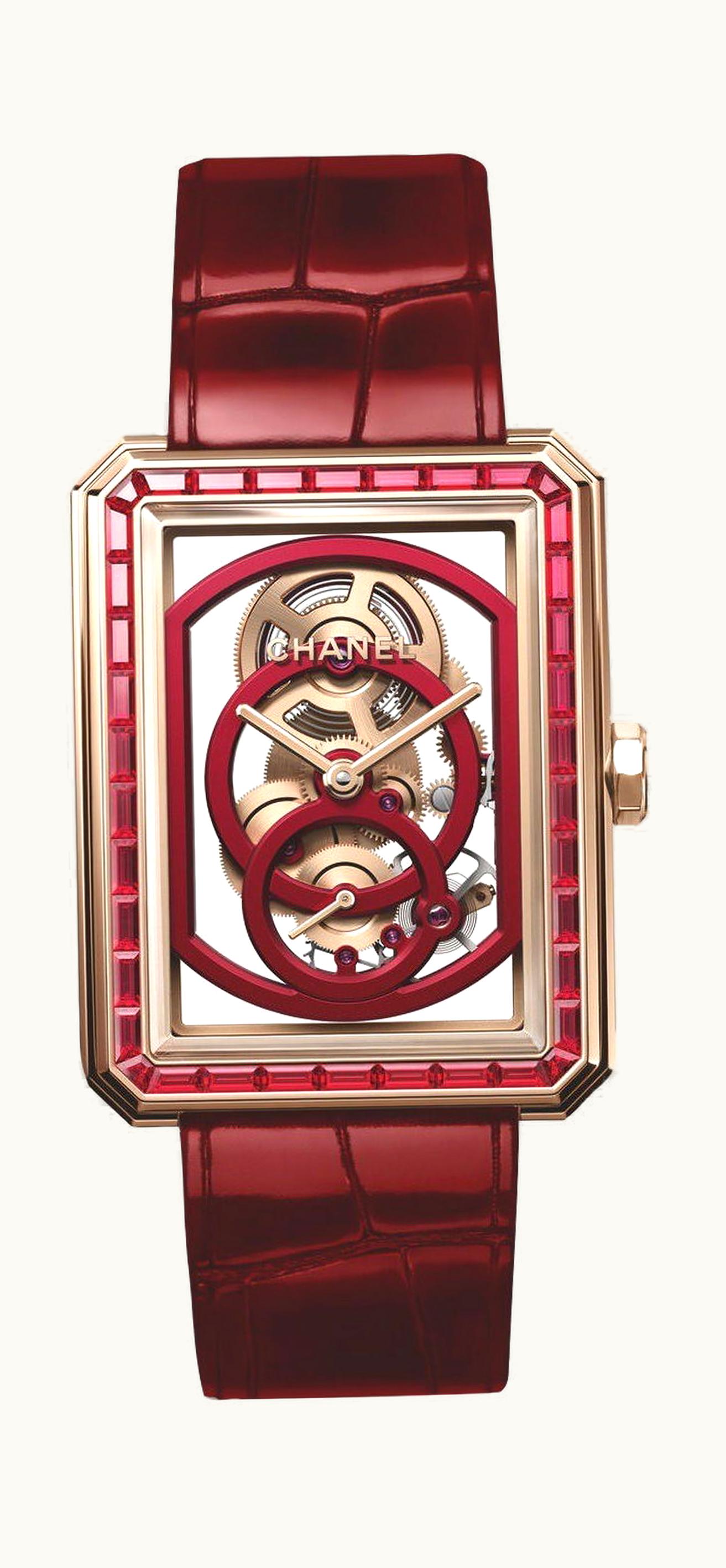 Chanel BOY·FRIEND Skeleton Red Edition