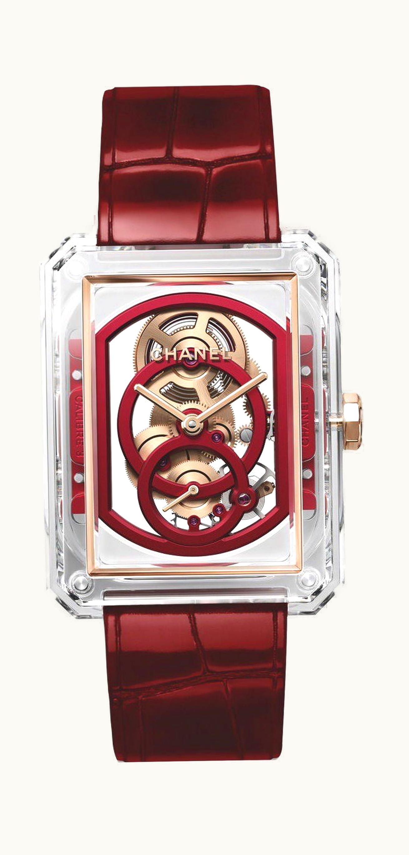 Chanel BOY·FRIEND Skeleton X-Ray Red Edition