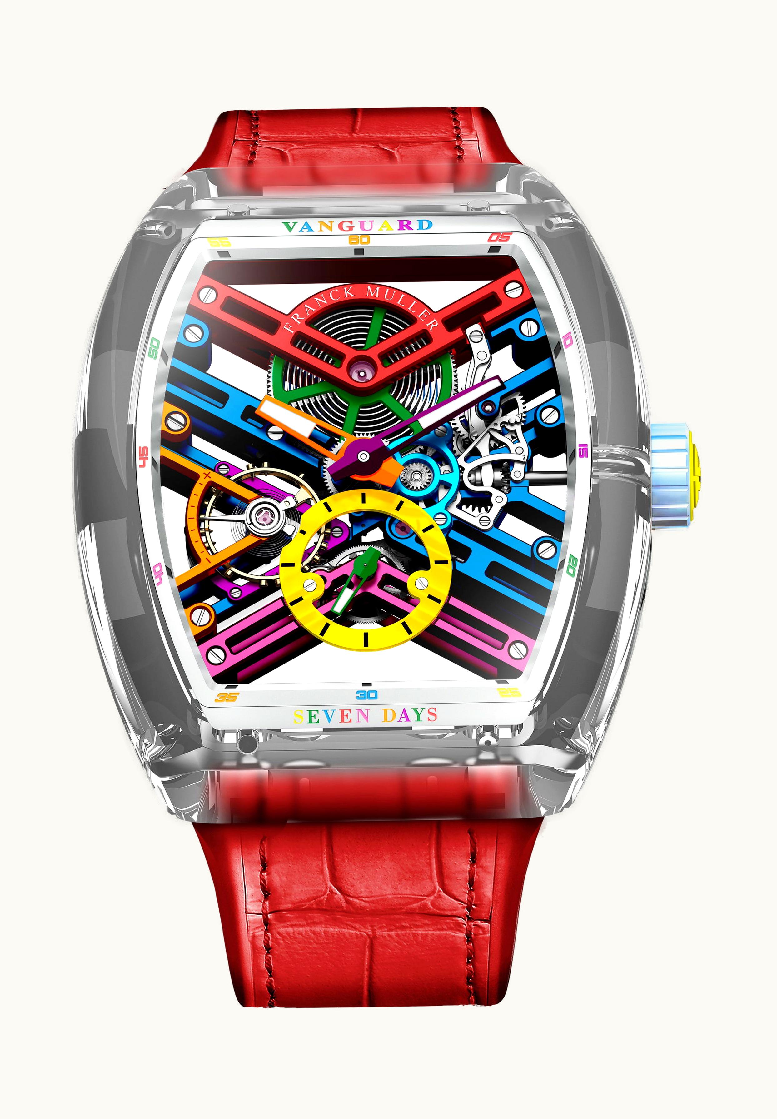 Franck Muller Vanguard Skeleton Sapphire